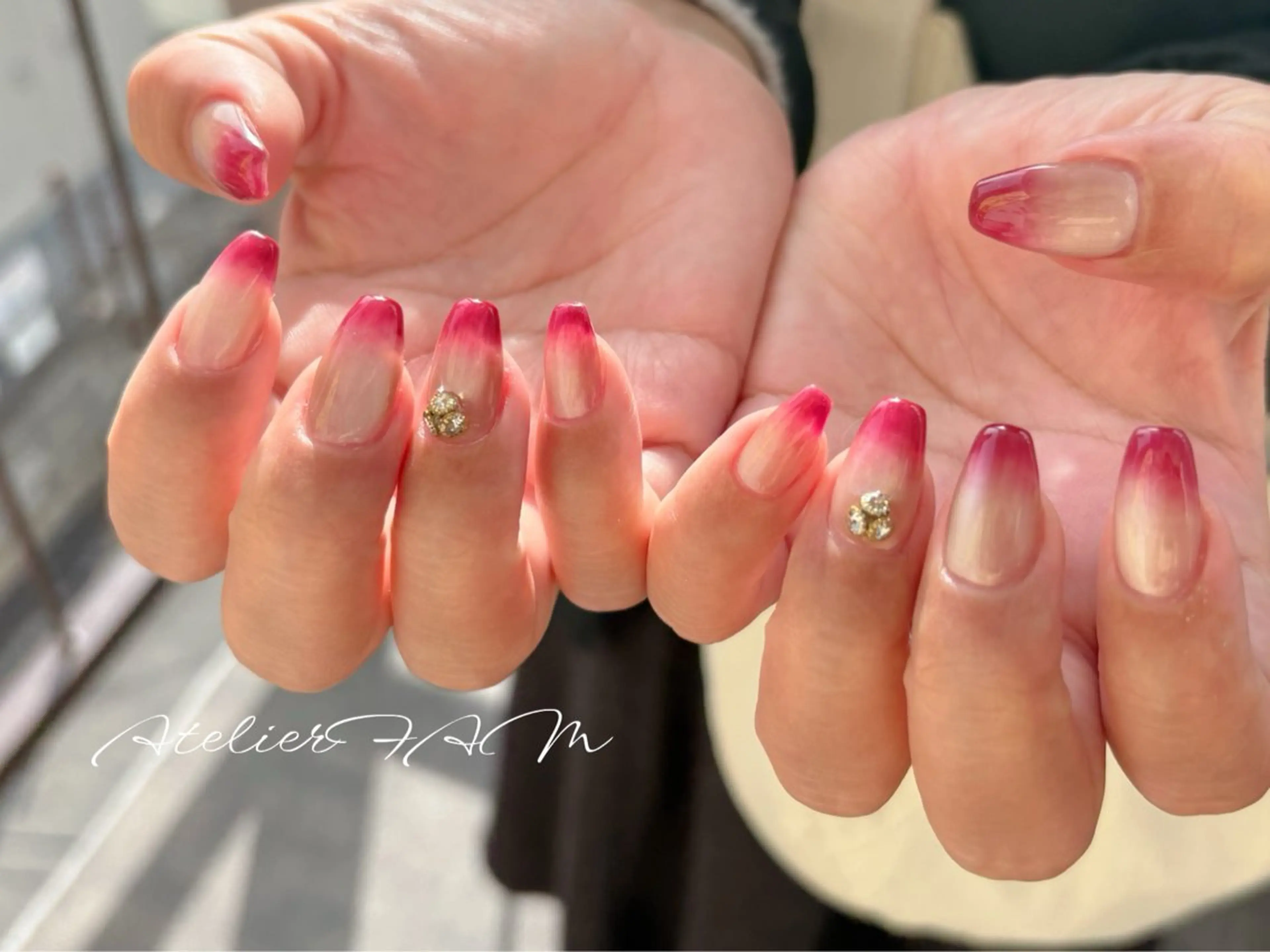 ネイル ハンドネイル nail&eyelashsalon atelier fam上本町店所属・アトリエ FAMのネイルデザイン