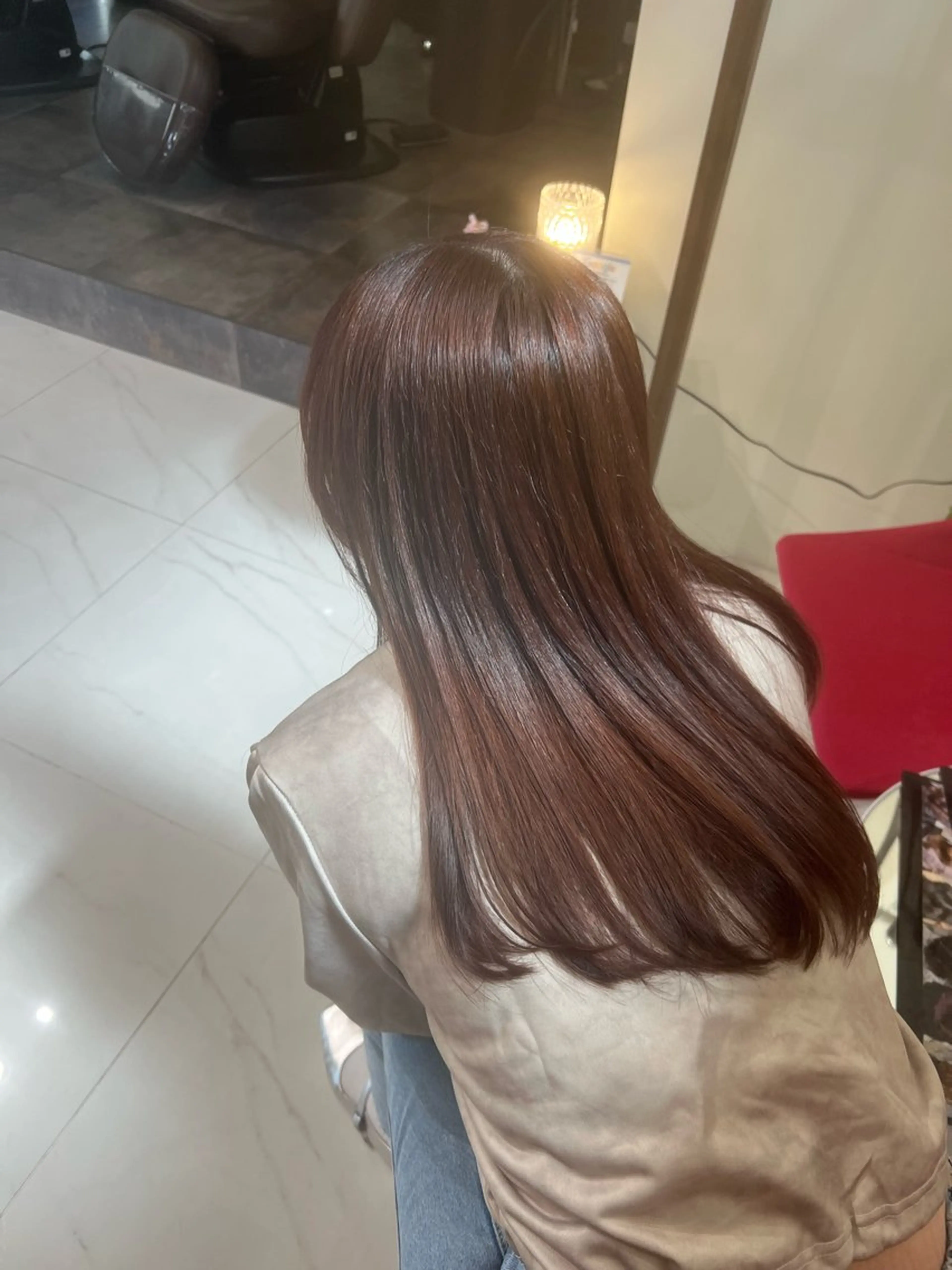 カラー ヘアカラー 透明感カラー🫧/ アレンジ🎀池田優紀のヘアスタイル