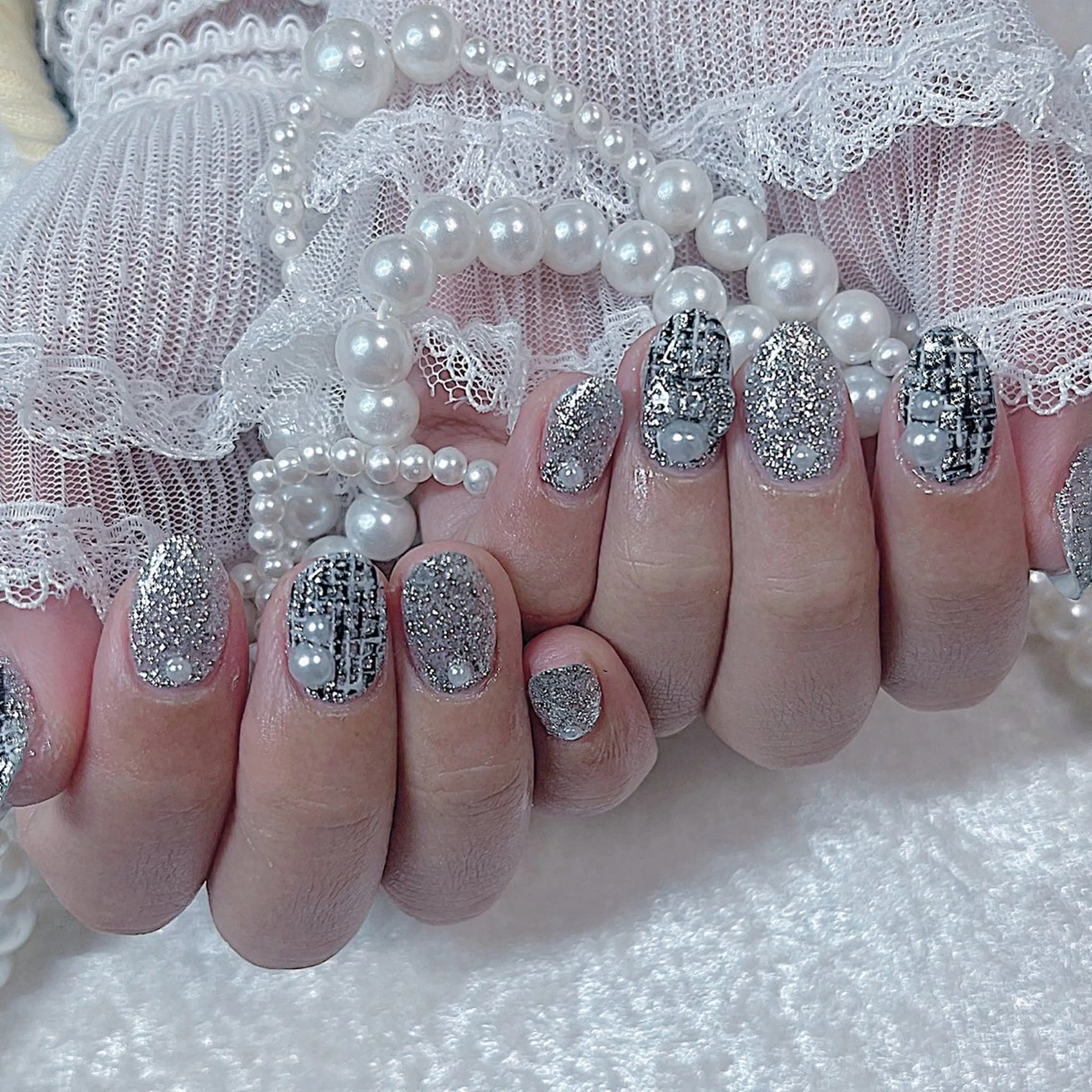 ネイル ハンドネイル Maya 🧊🫧‪のネイルデザイン