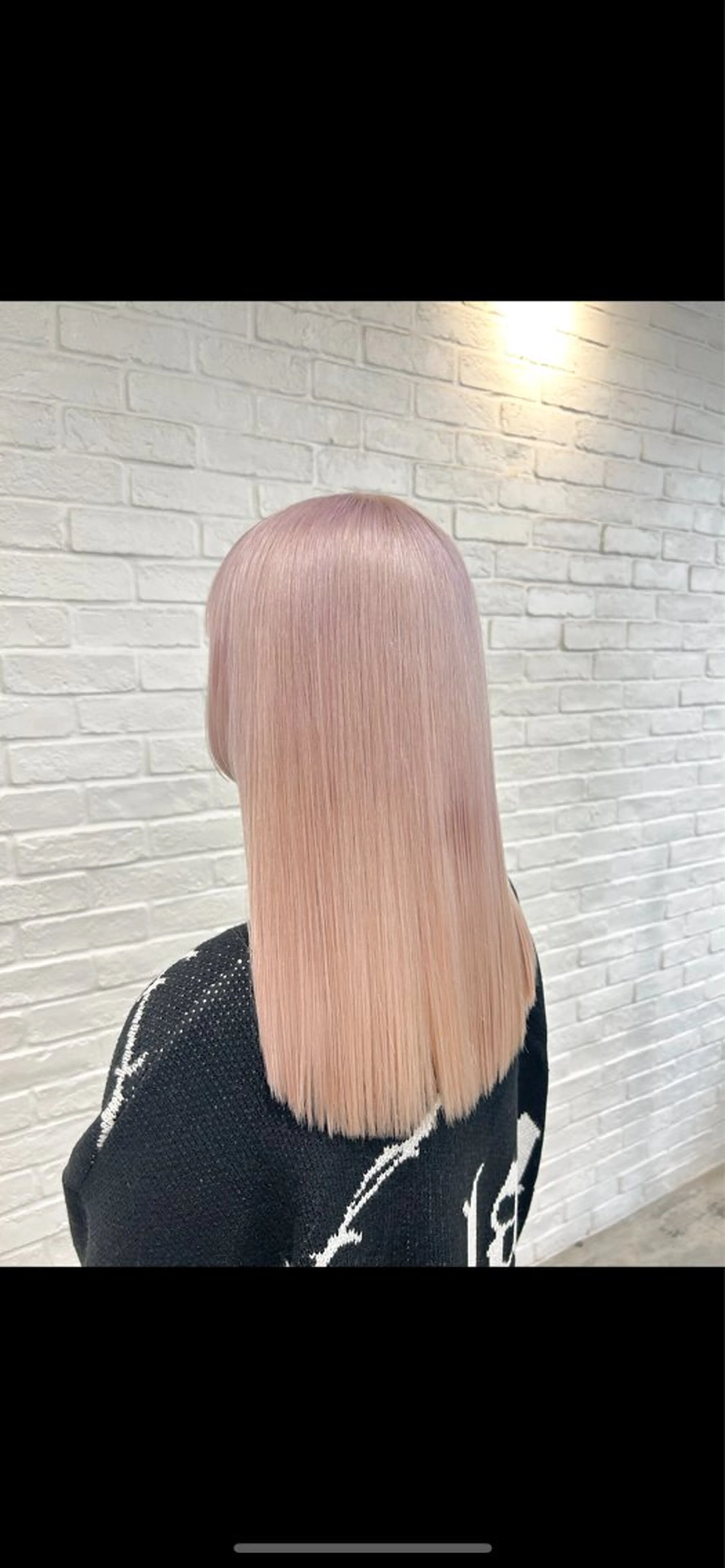 ミディアム ミディアムパーマ ボブ エクステ 外国人風カラー レイヤーカット ヘアカラー MiRI💜地毛級 エクステ✖似合わせ技のヘアスタイル