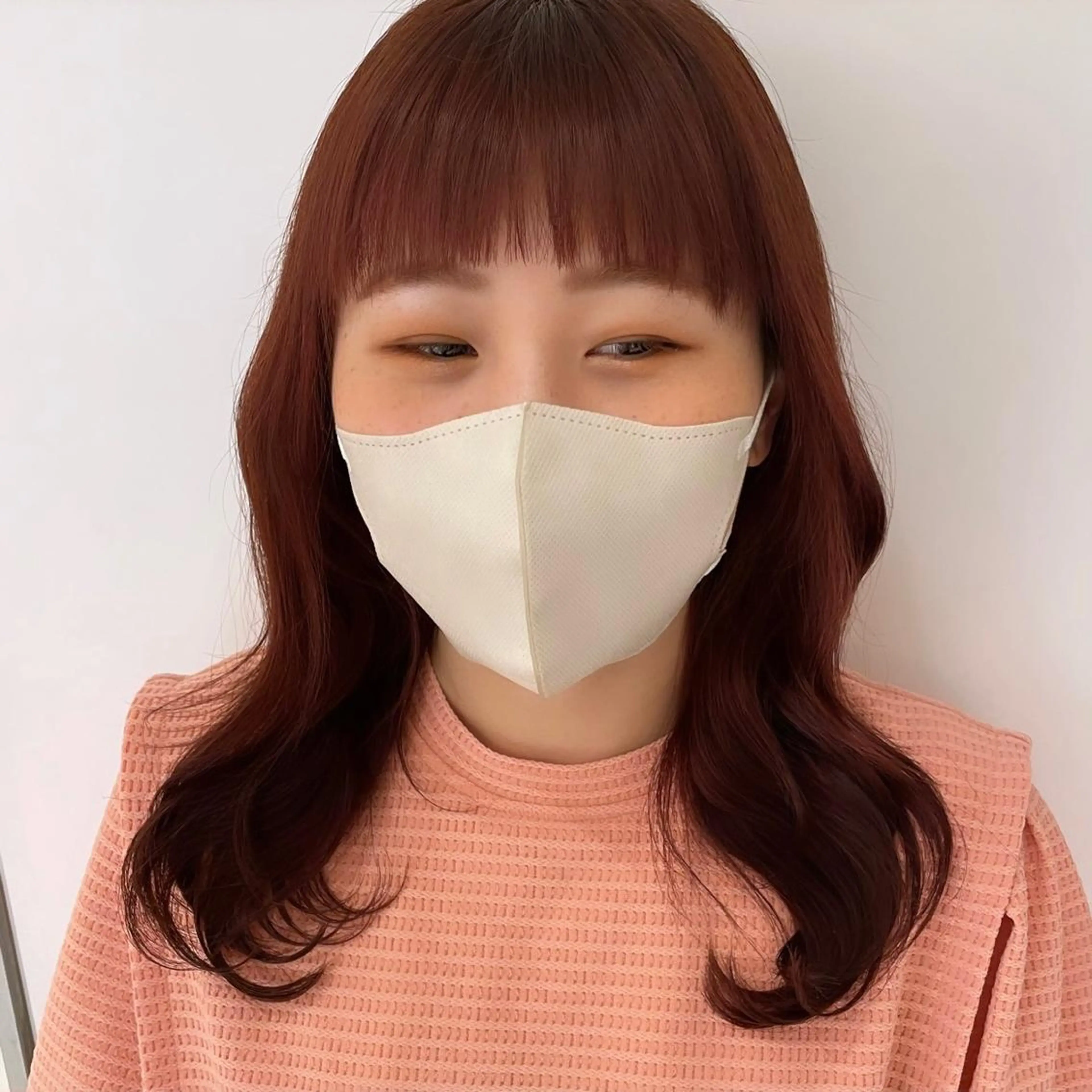 ミディアム カラー ヘアカラー トリートメント ボブパーマ ♡ヨシカワハナコのヘアスタイル