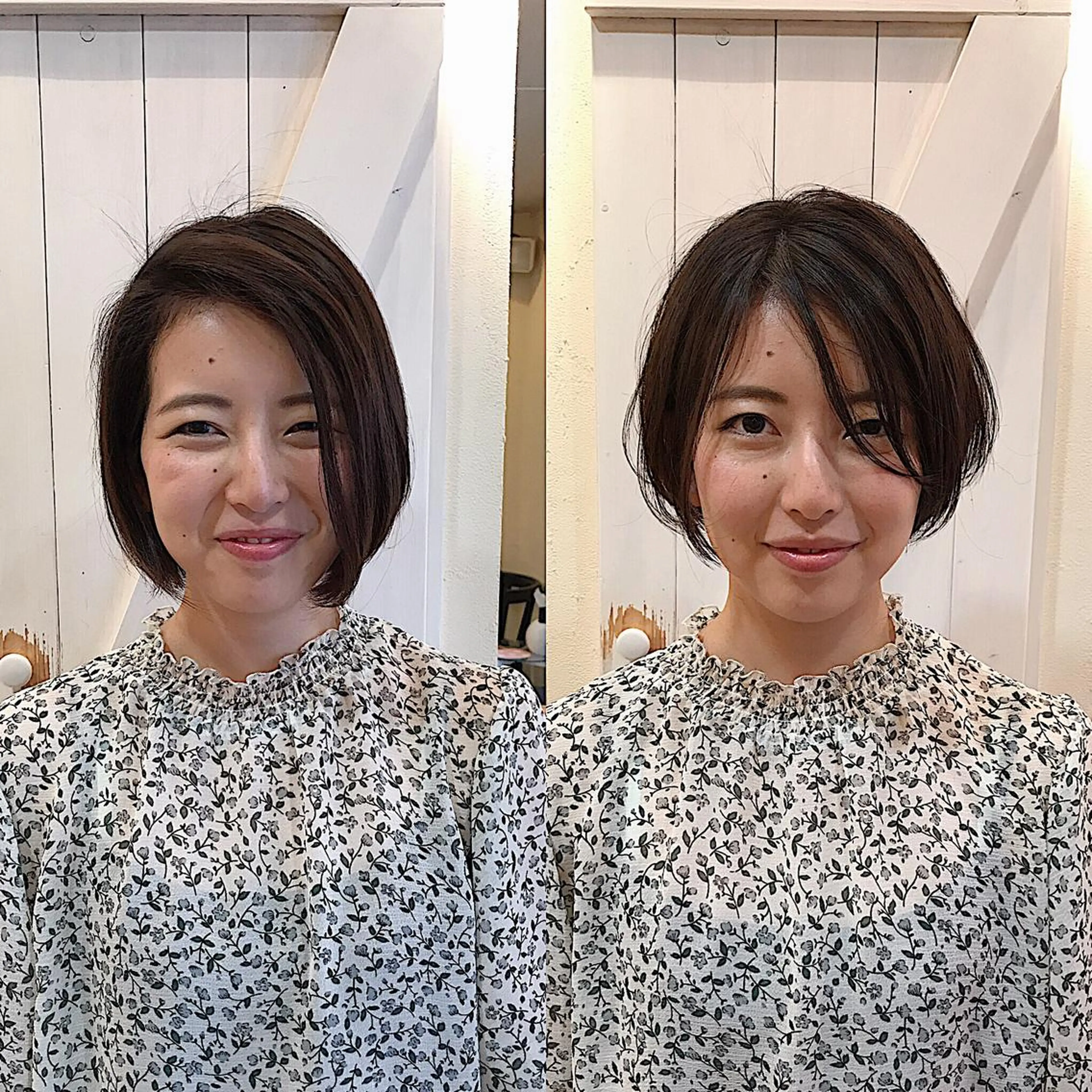 ショート 小顔カット Lond enikaのヘアスタイル