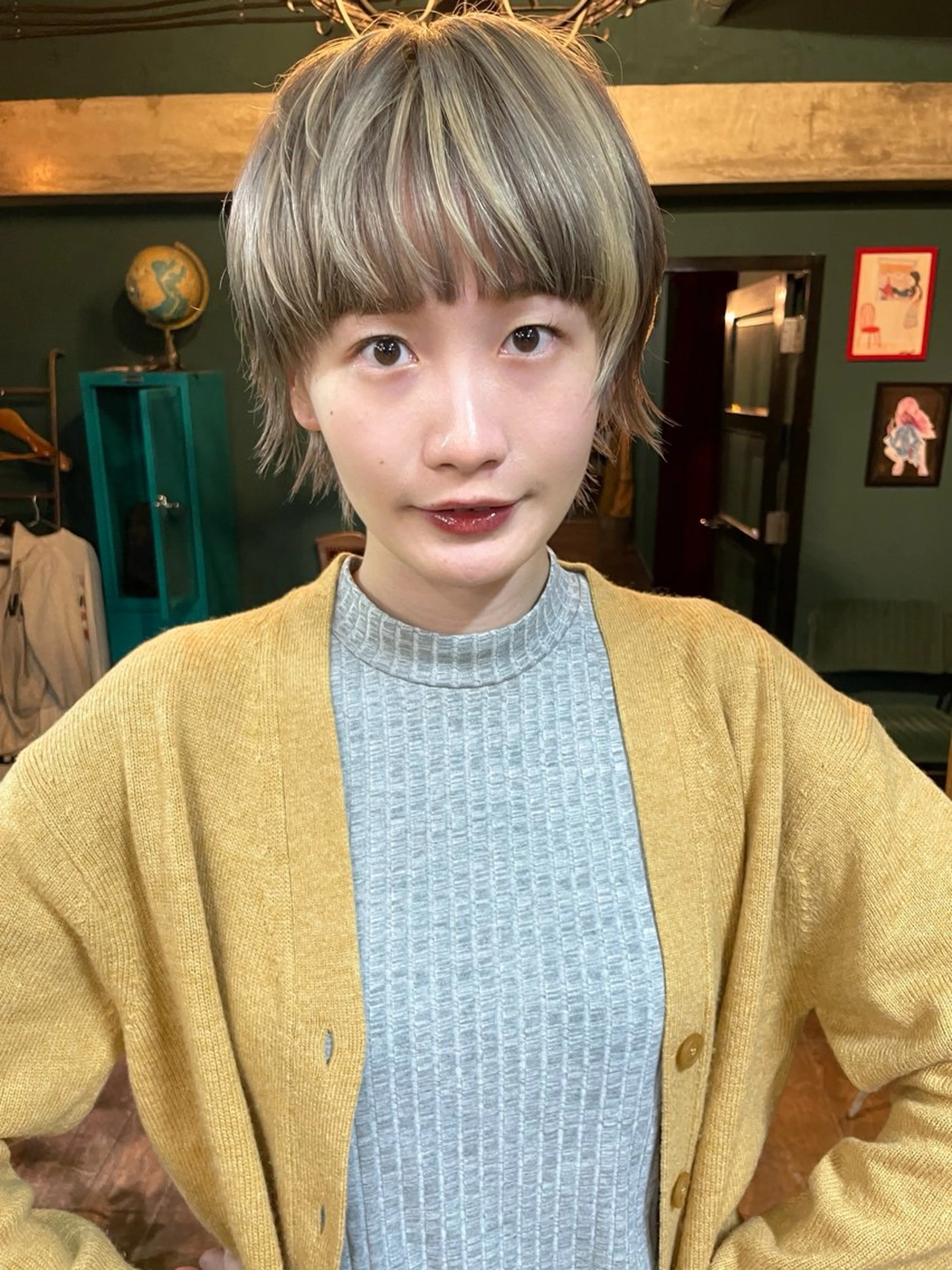 カラー ブロンド ブラウンカラー vivre libre所属・vivre libreのヘアスタイル