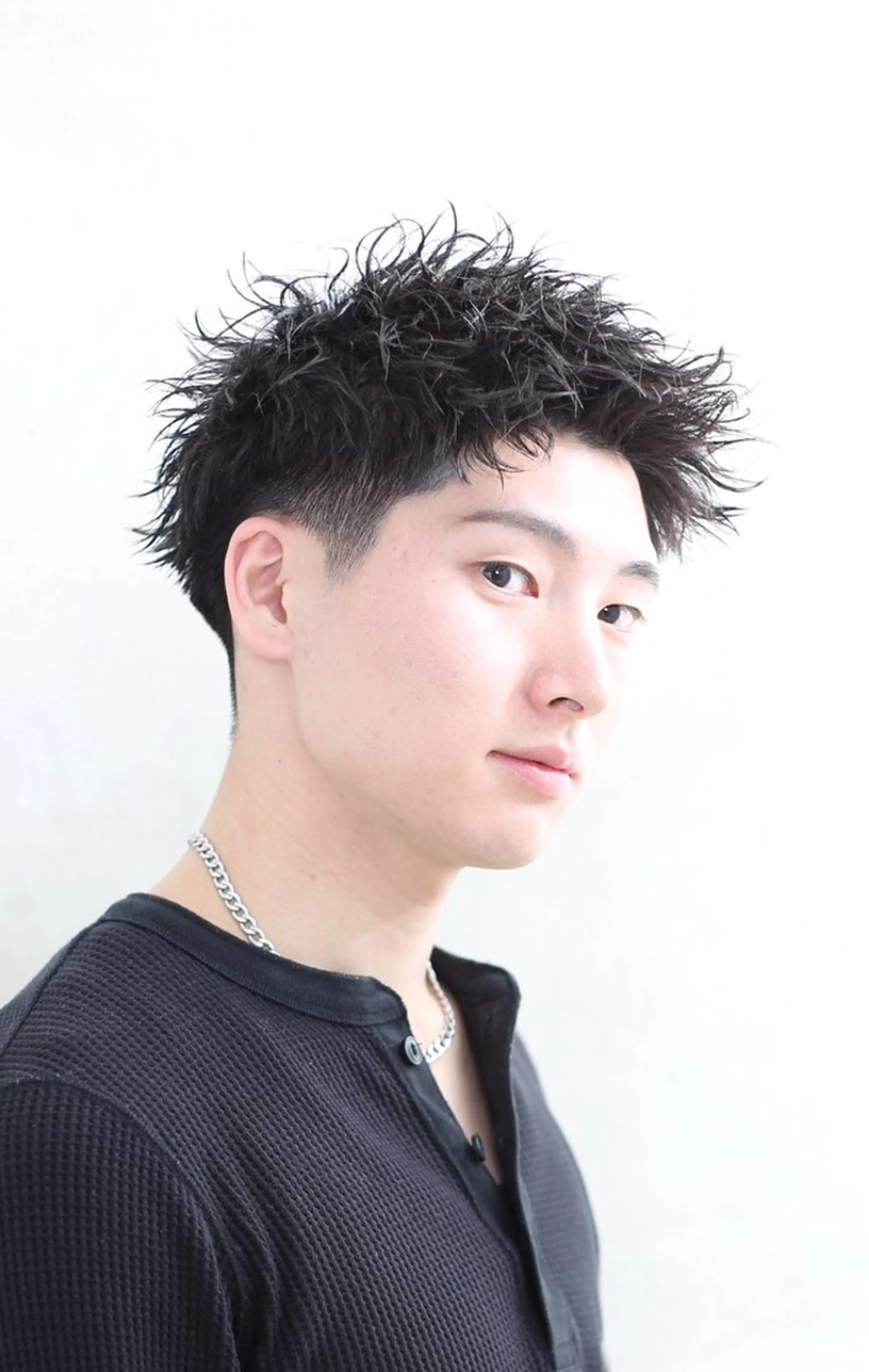 ショート パーマ ヘアアレンジ メンズ メンズパーマ スパイキーショート ショートヘア カット パーマ メンズ特化/カラー/ パーマ/ケイシンのヘアスタイル