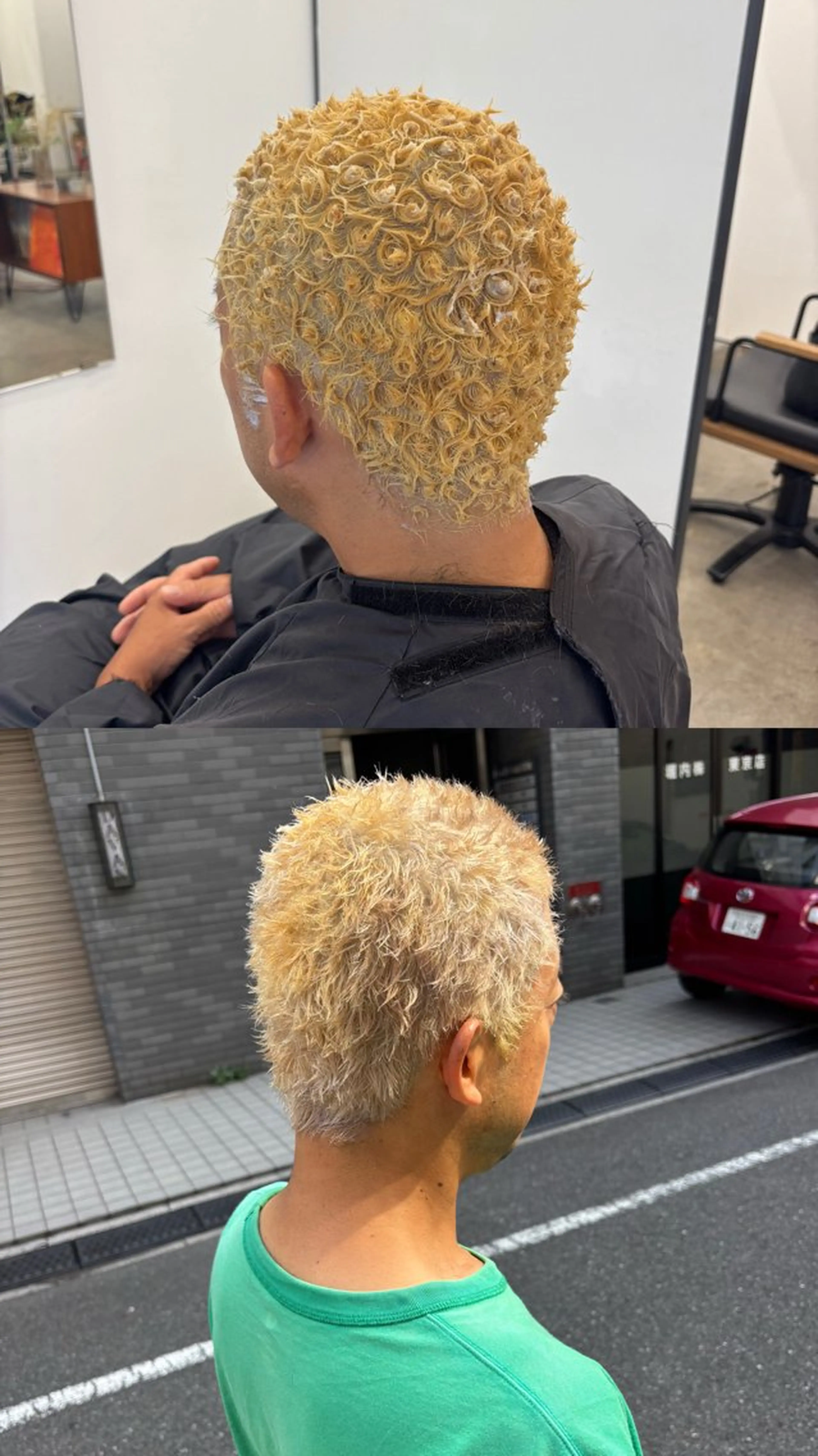 ショート パーマ カット ヘアカラー パーマ イージーパーマ募集 平口はのんのヘアスタイル