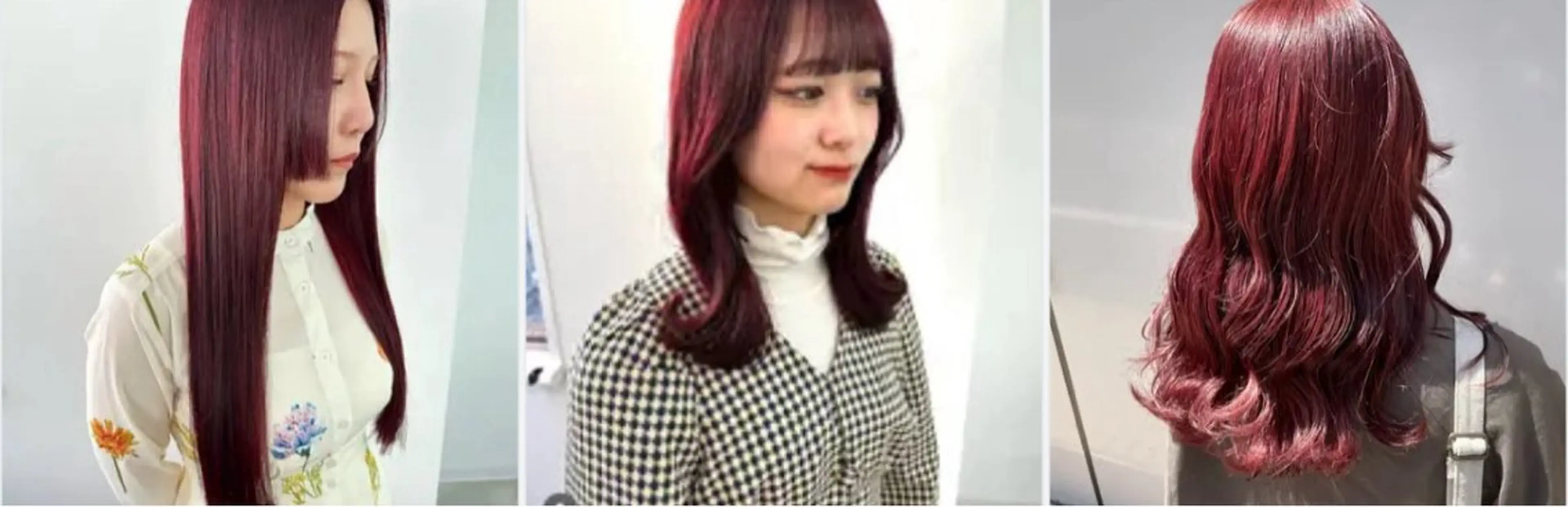 ロング カラー カット ヘアカラー 🍒ワイン系 ウルフカット🍒拓未のヘアスタイル