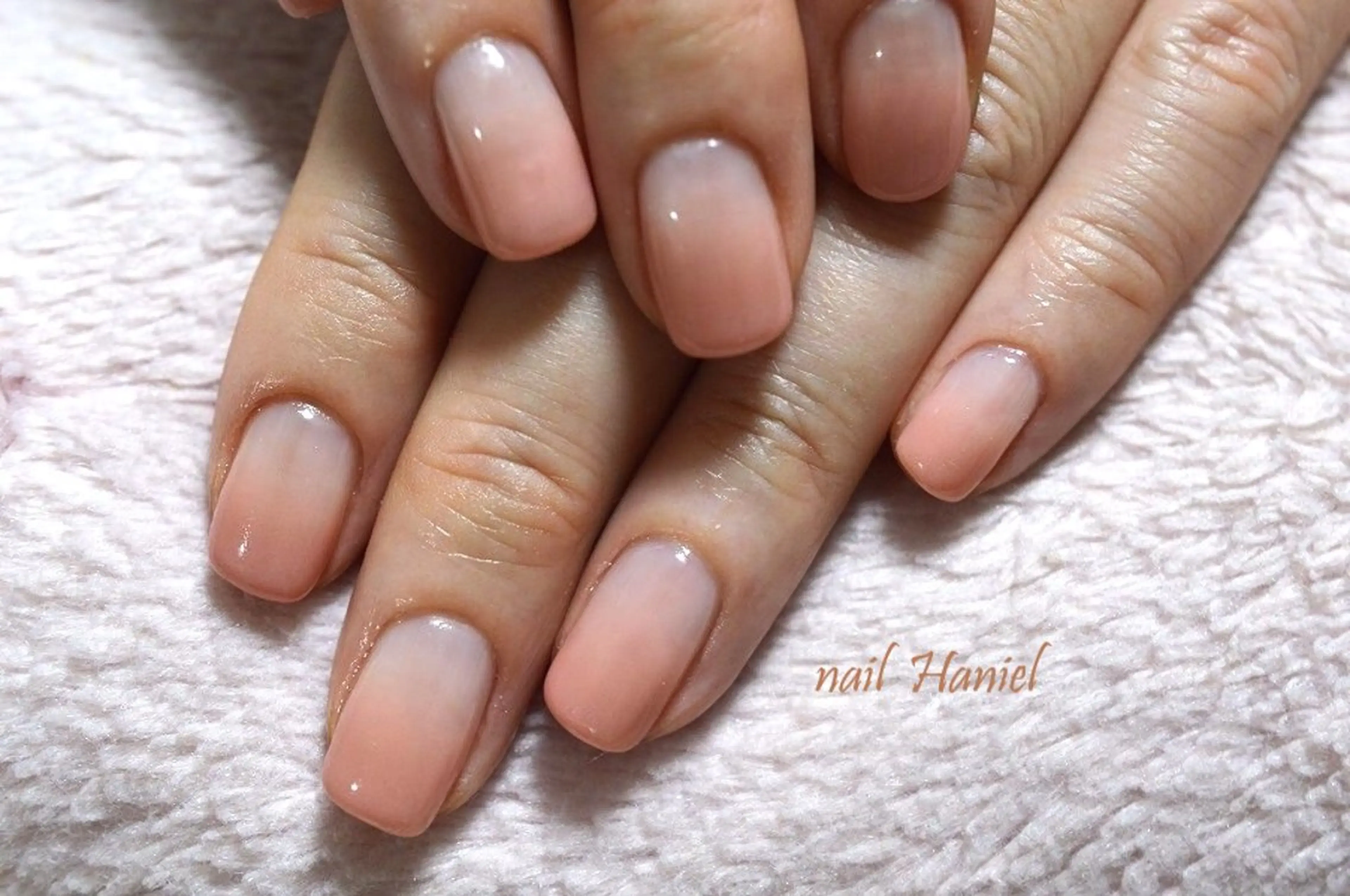 ネイル アートネイル ジェルネイル 韓国ネイル ロングネイル ワンカラーネイル ハンドネイル nail Haniel所属・半蔵門サロンハニエル 魅神 ちよのネイルデザイン