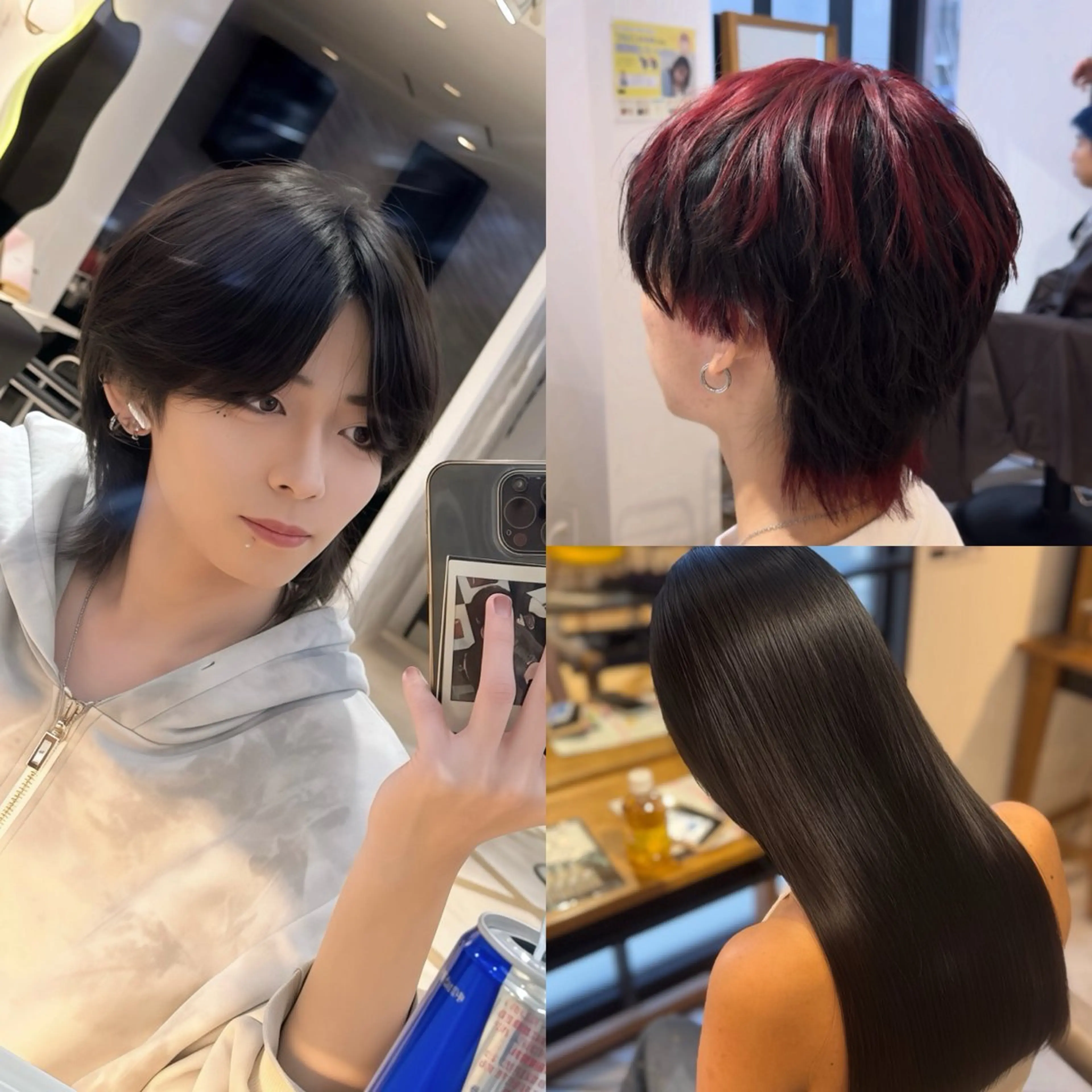 メンズ カット ヘアカラー 😈せいと😈 ハイトーン/縮毛矯正のヘアスタイル