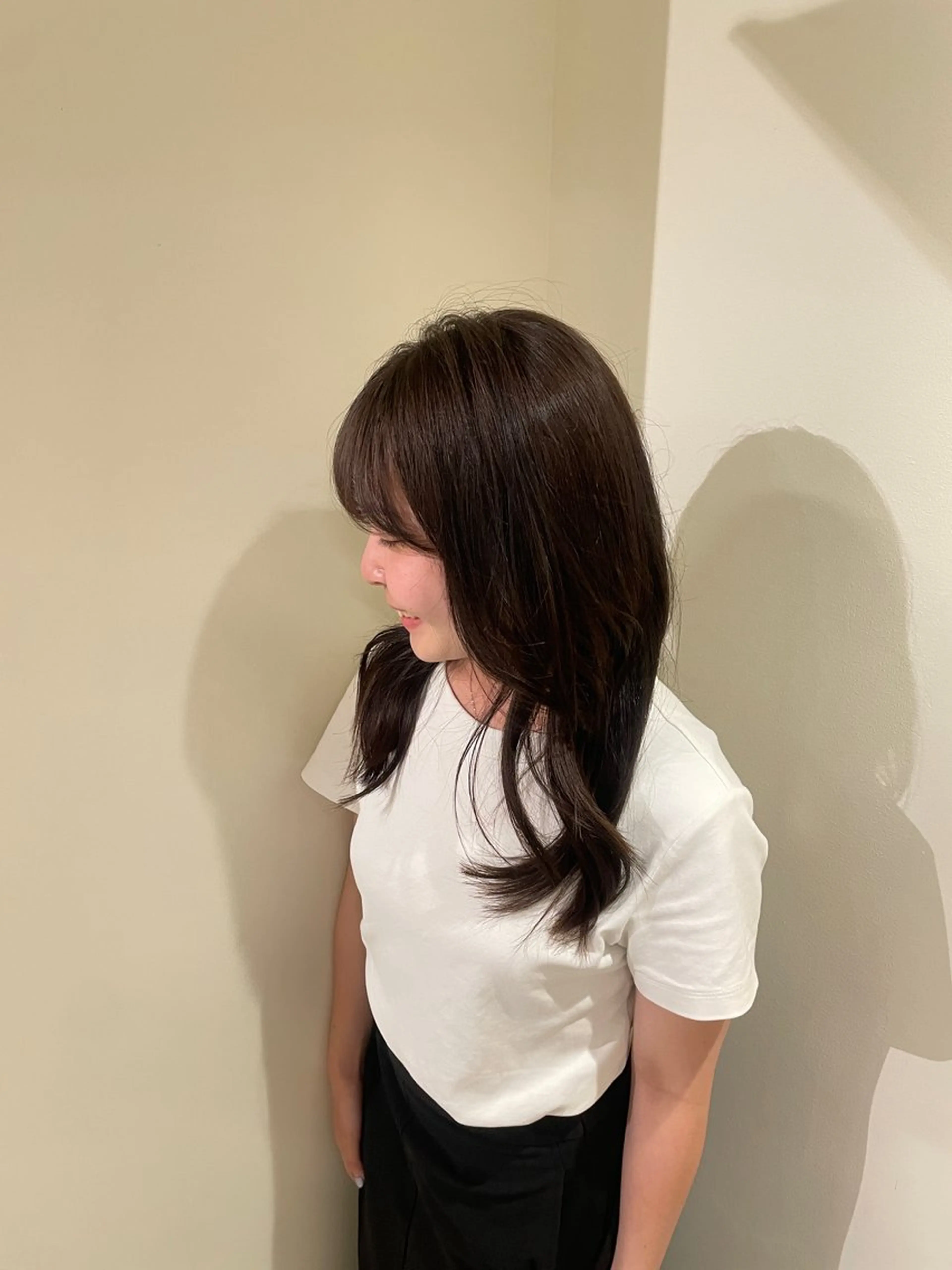 ロング カラー グレージュ ヘアカラー ᗪOI ᒍᑌᖇIのヘアスタイル