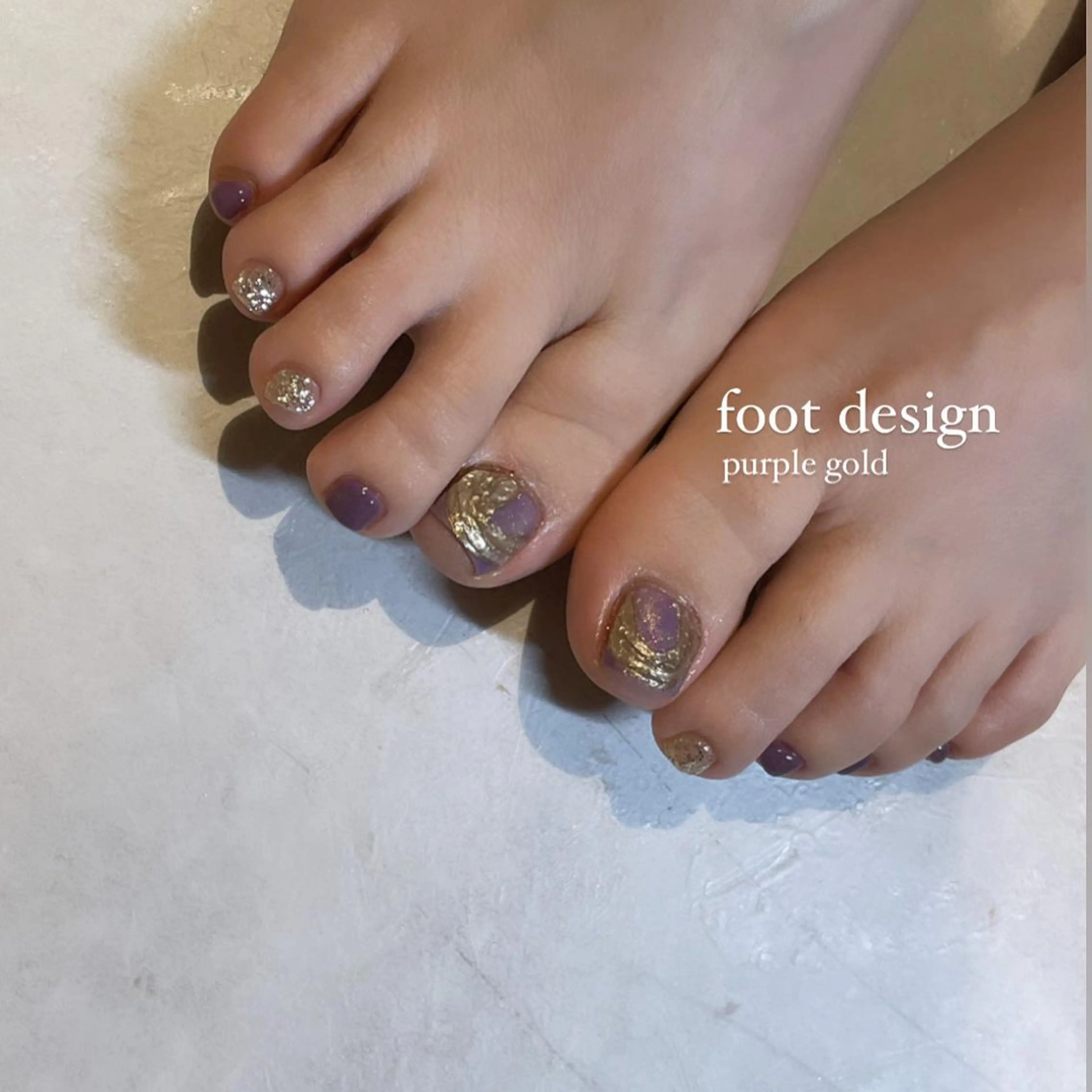 ショート ネイル フットネイル nail salon neigeのネイルデザイン