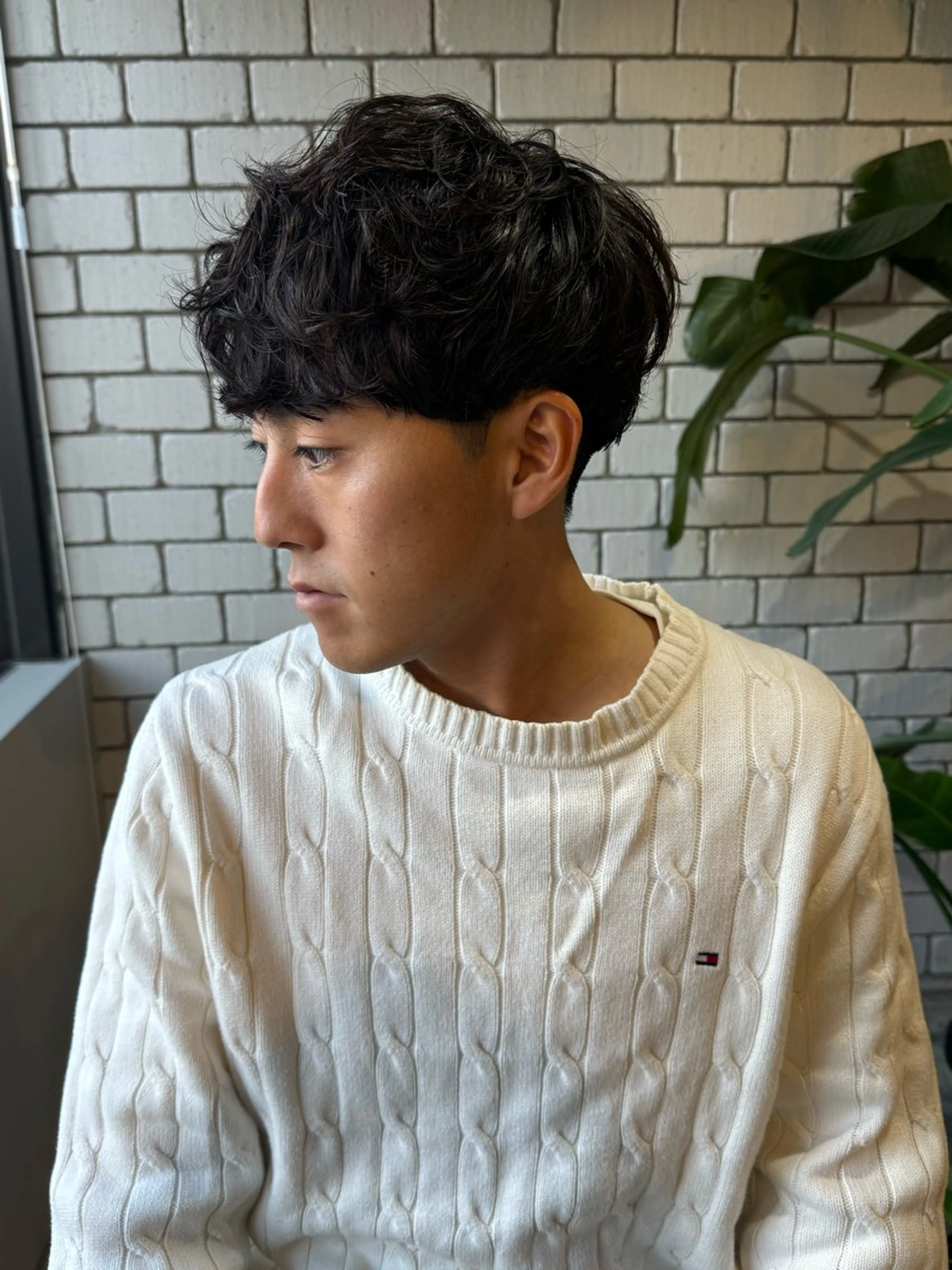 パーマ メンズ カット パーマ NOA solte. 本間さつきのヘアスタイル