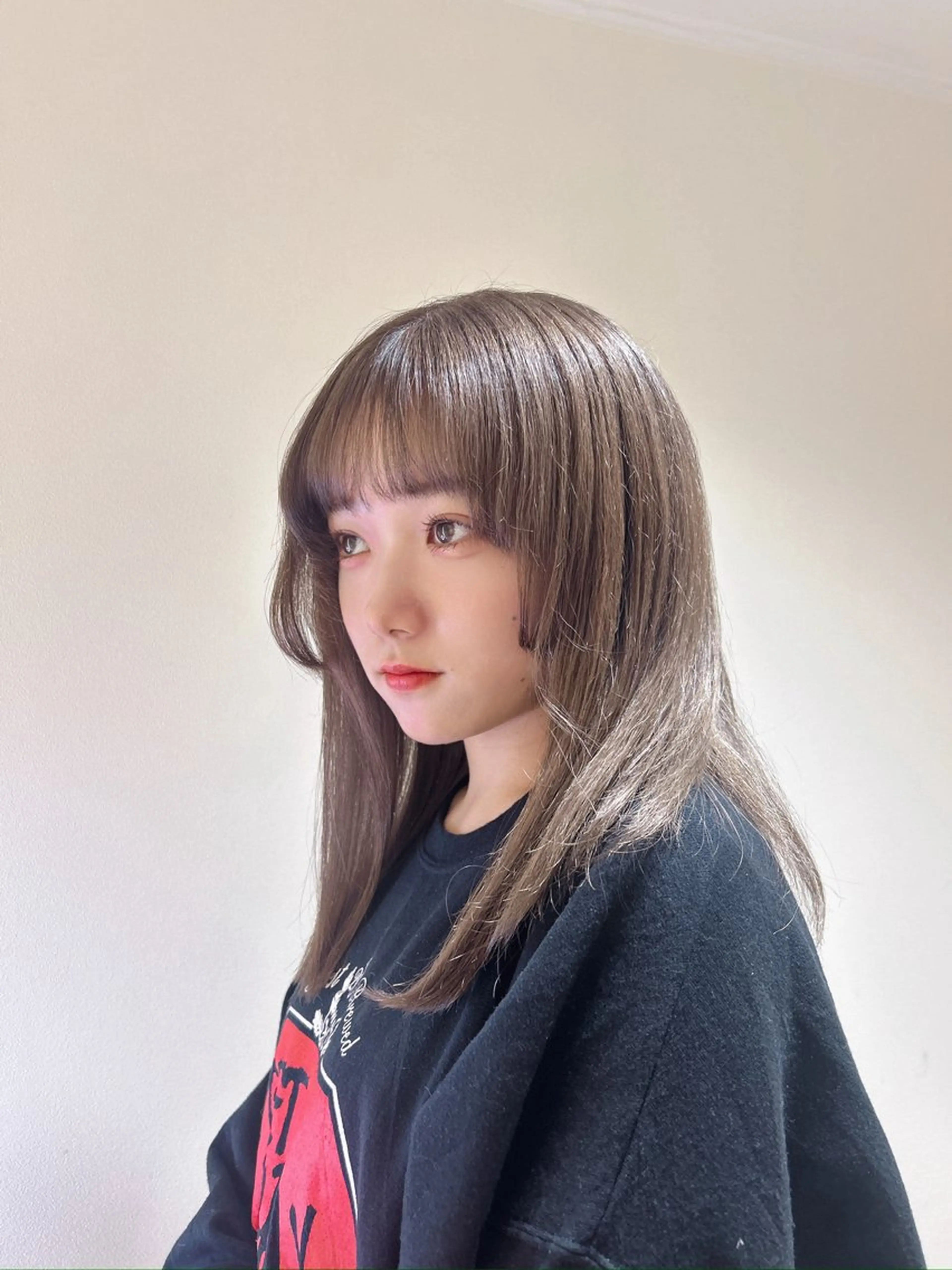 カラー AITOKYO 天神大名所属・匠/ショウ フェザーパーマのヘアスタイル