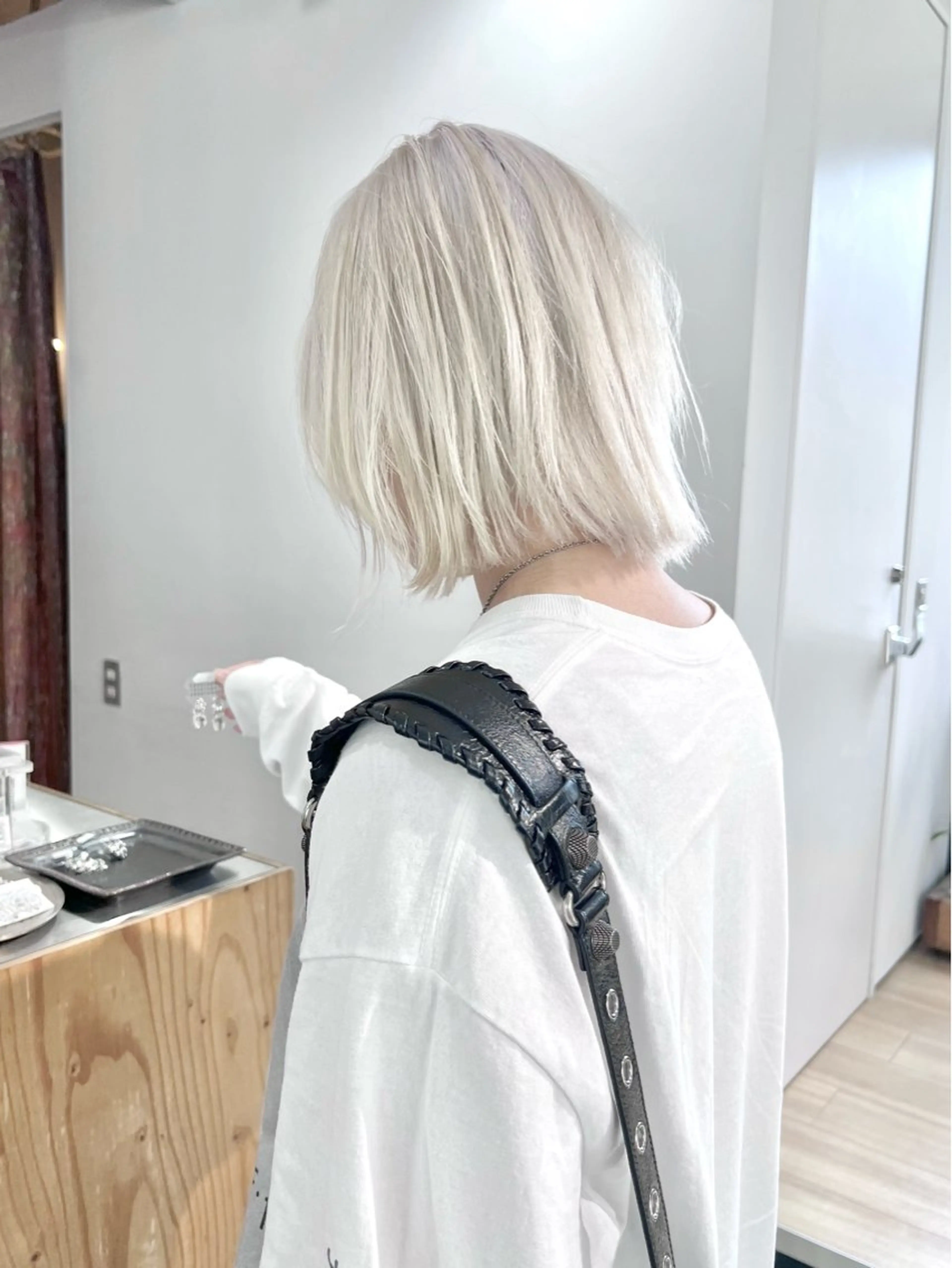 ミディアム ヘアカラー MONIQA原宿所属・24時間受付🌈ブリ ーチ特化RYUTOのヘアスタイル
