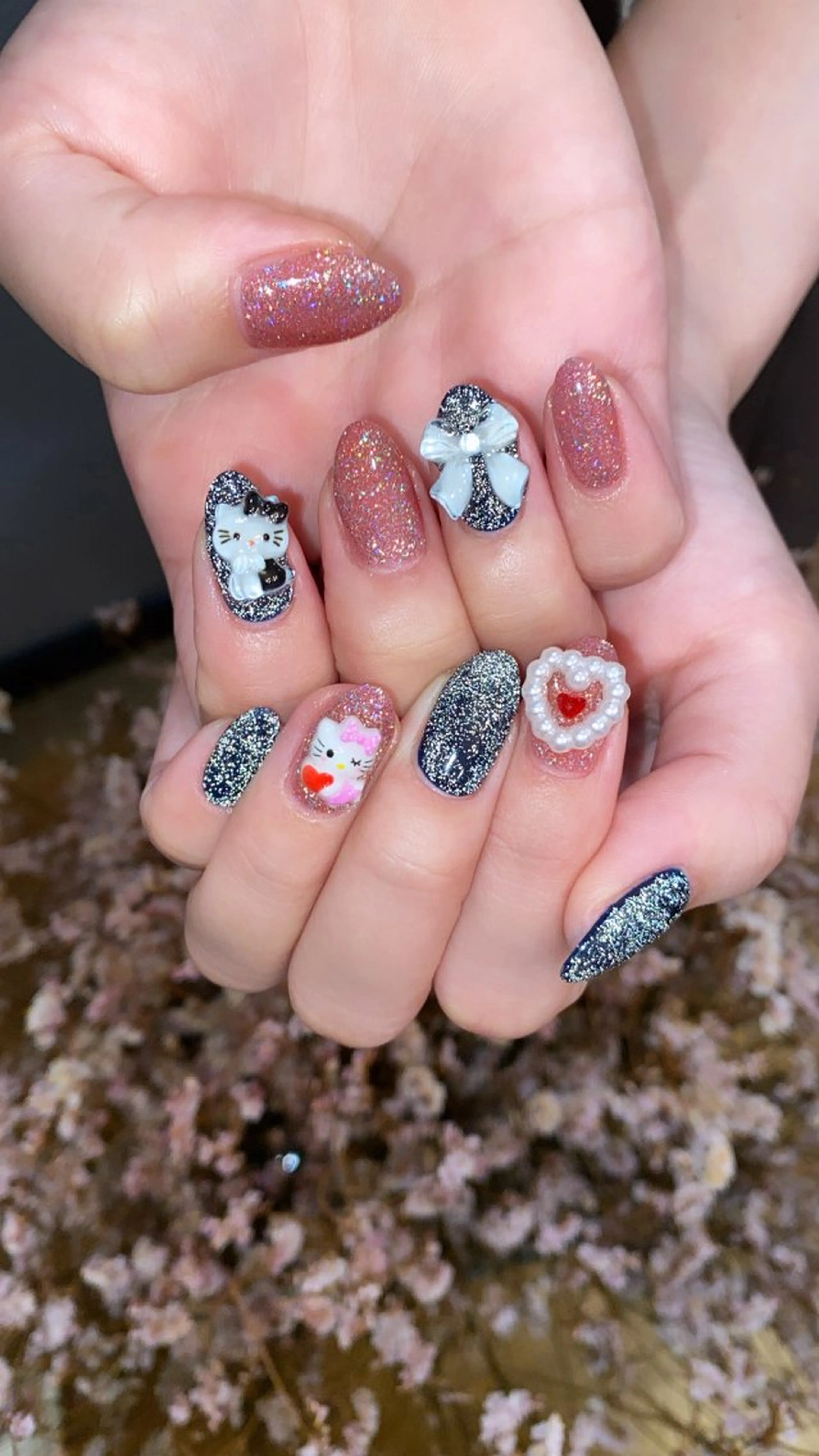 ネイル crystal ⭐︎ colorのネイルデザイン