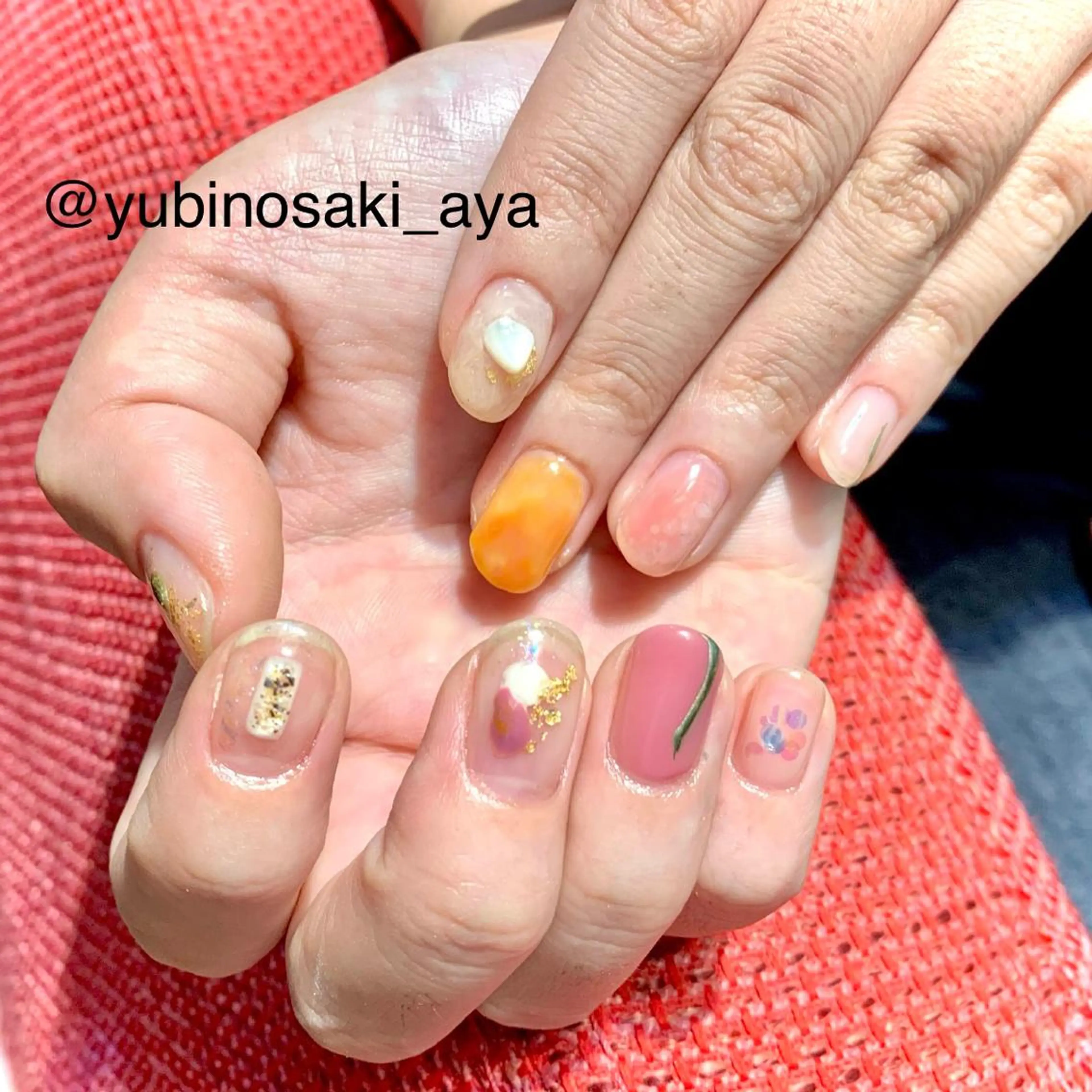 ネイル ゆびノさき茨木店 ニュアンス/アートのネイルデザイン