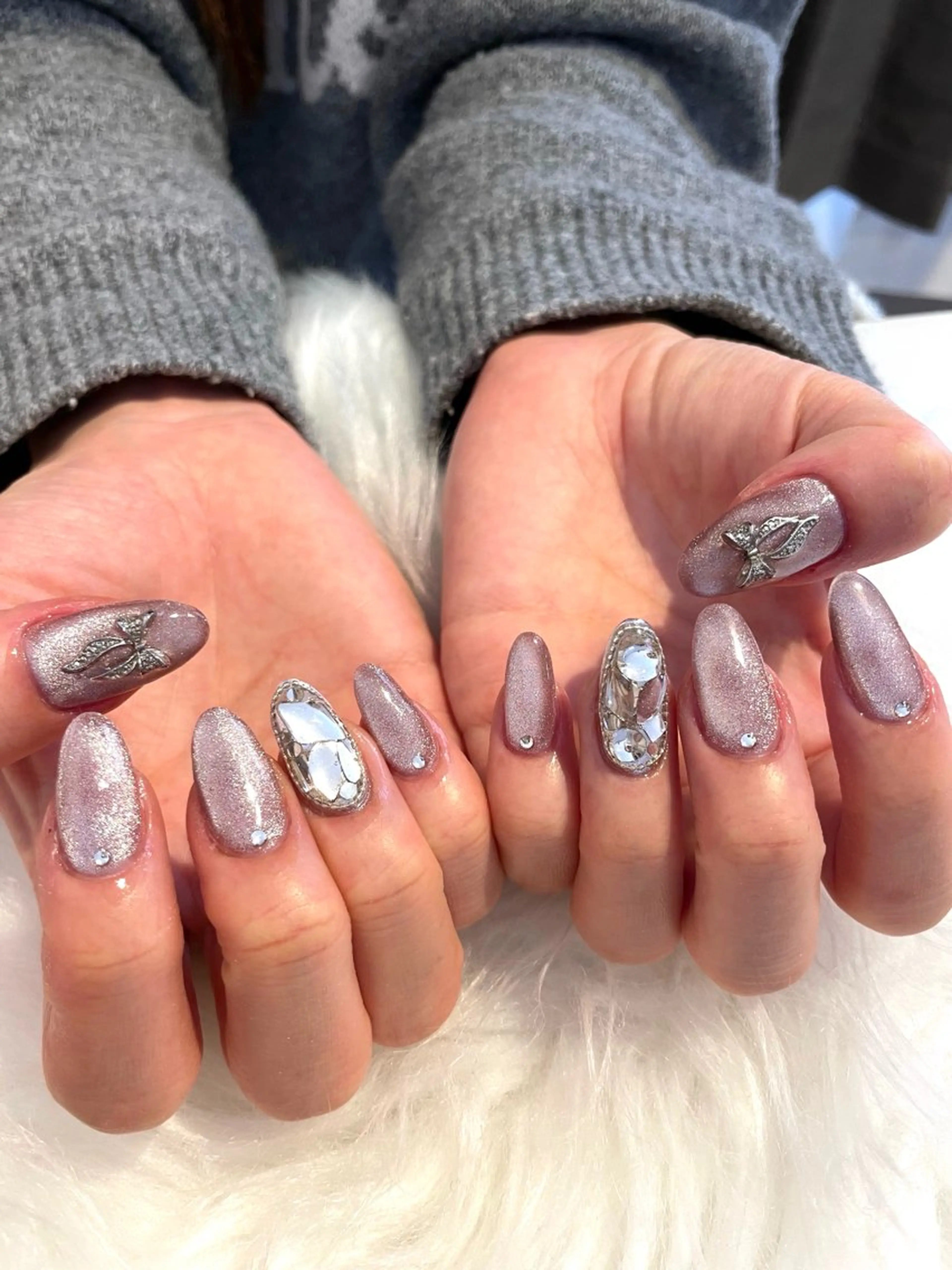 ネイル マグネットネイル SARASA♡ Nanakoのネイルデザイン