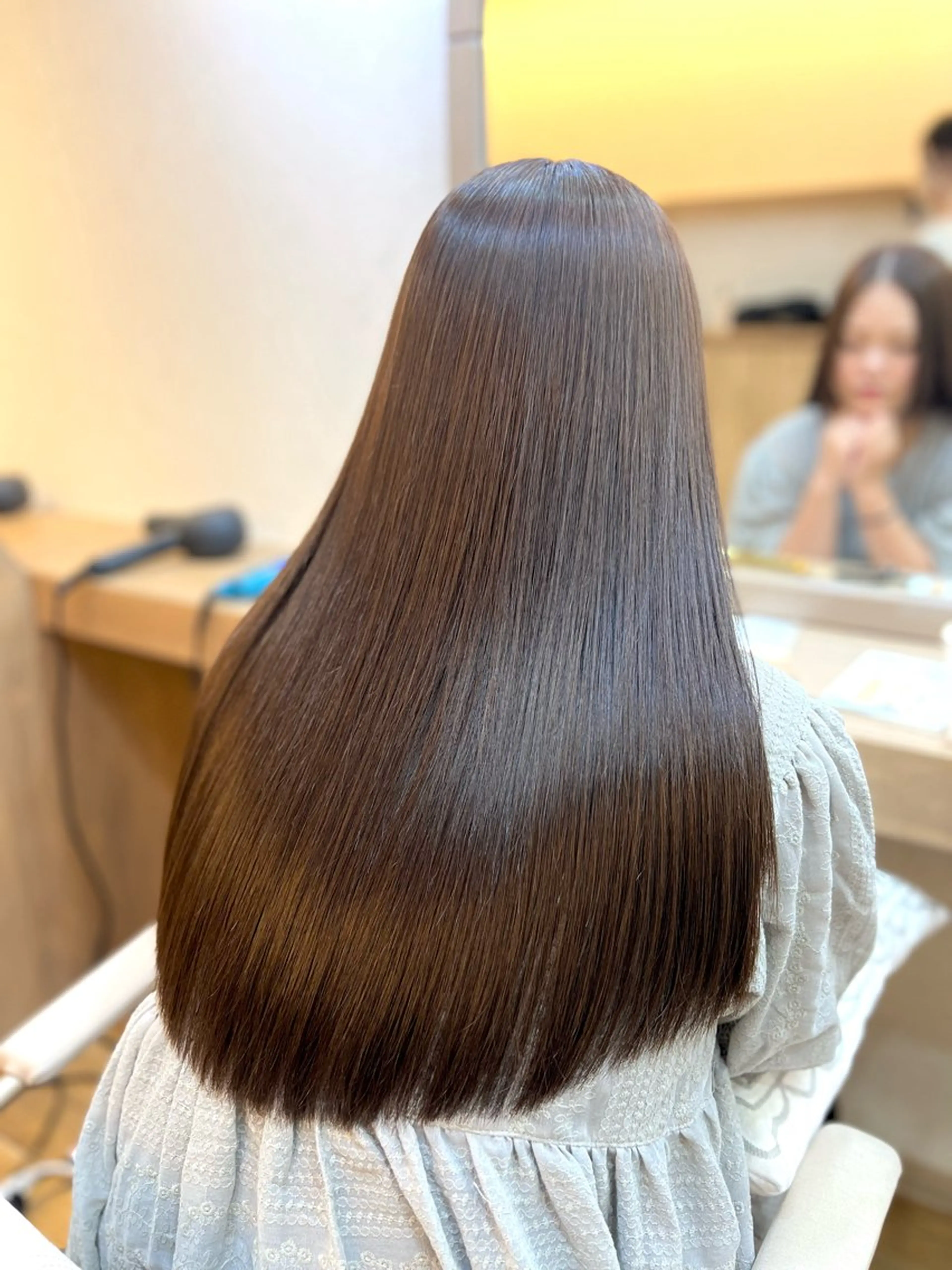 ロング 髪質改善 カット 縮毛矯正 トリートメント 神戸ボブ✂️ ioe三宮/田 伸佳のヘアスタイル