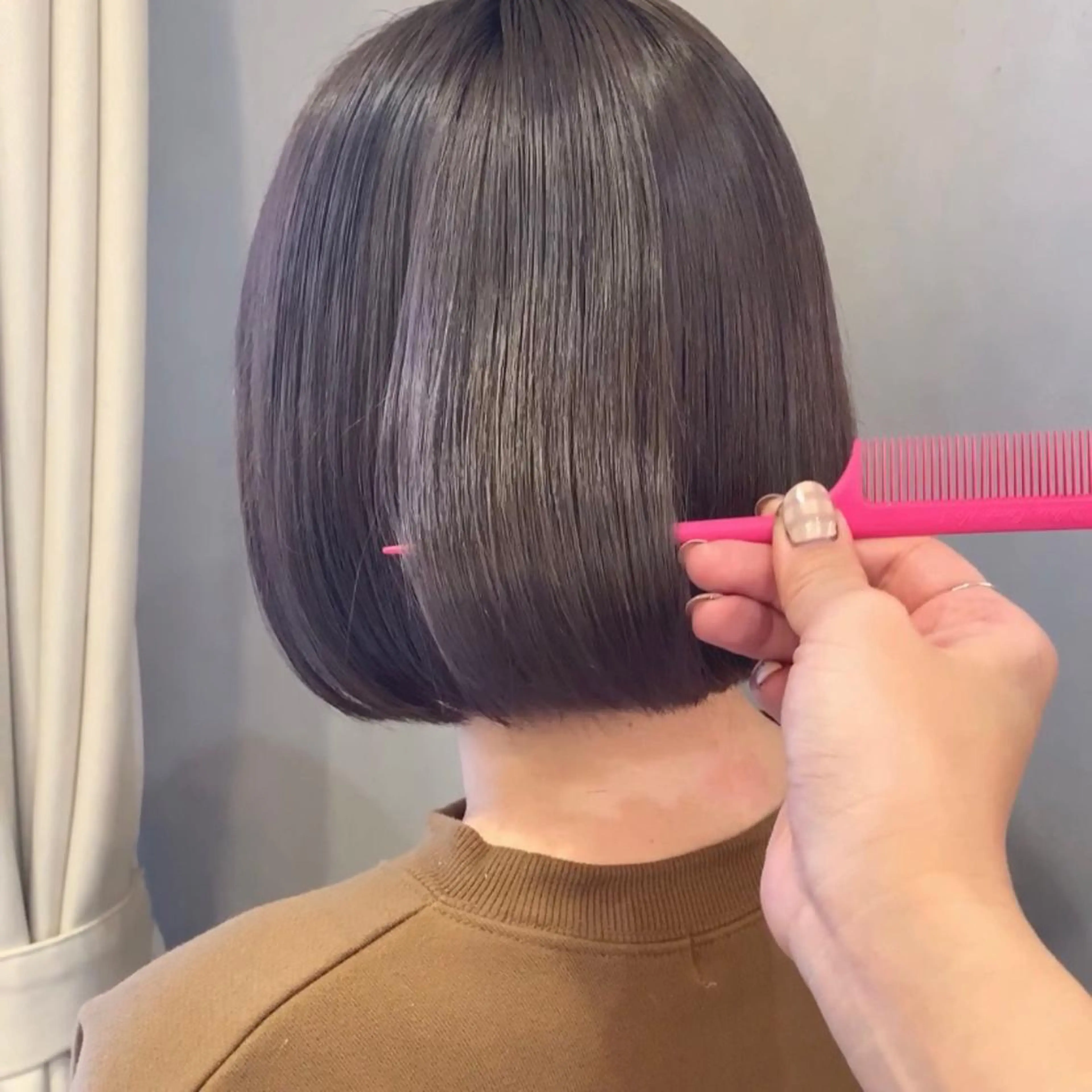 ミディアム カラー ヘアアレンジ 代表🎀 ふわモテ愛 され髪🩷yumiのヘアスタイル