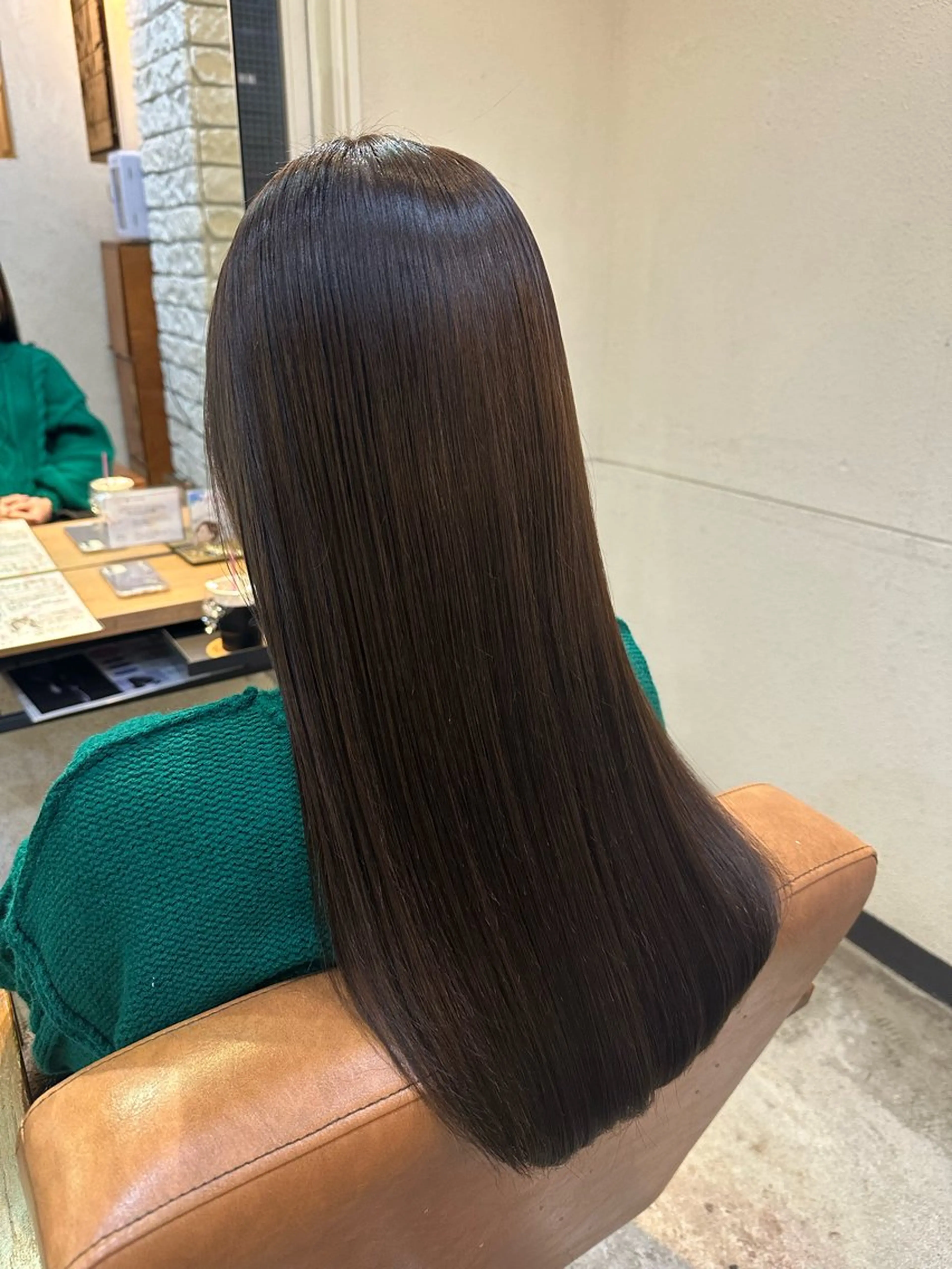 ロング トリートメント カット ヘアカラー クスカワ ノリエのヘアスタイル