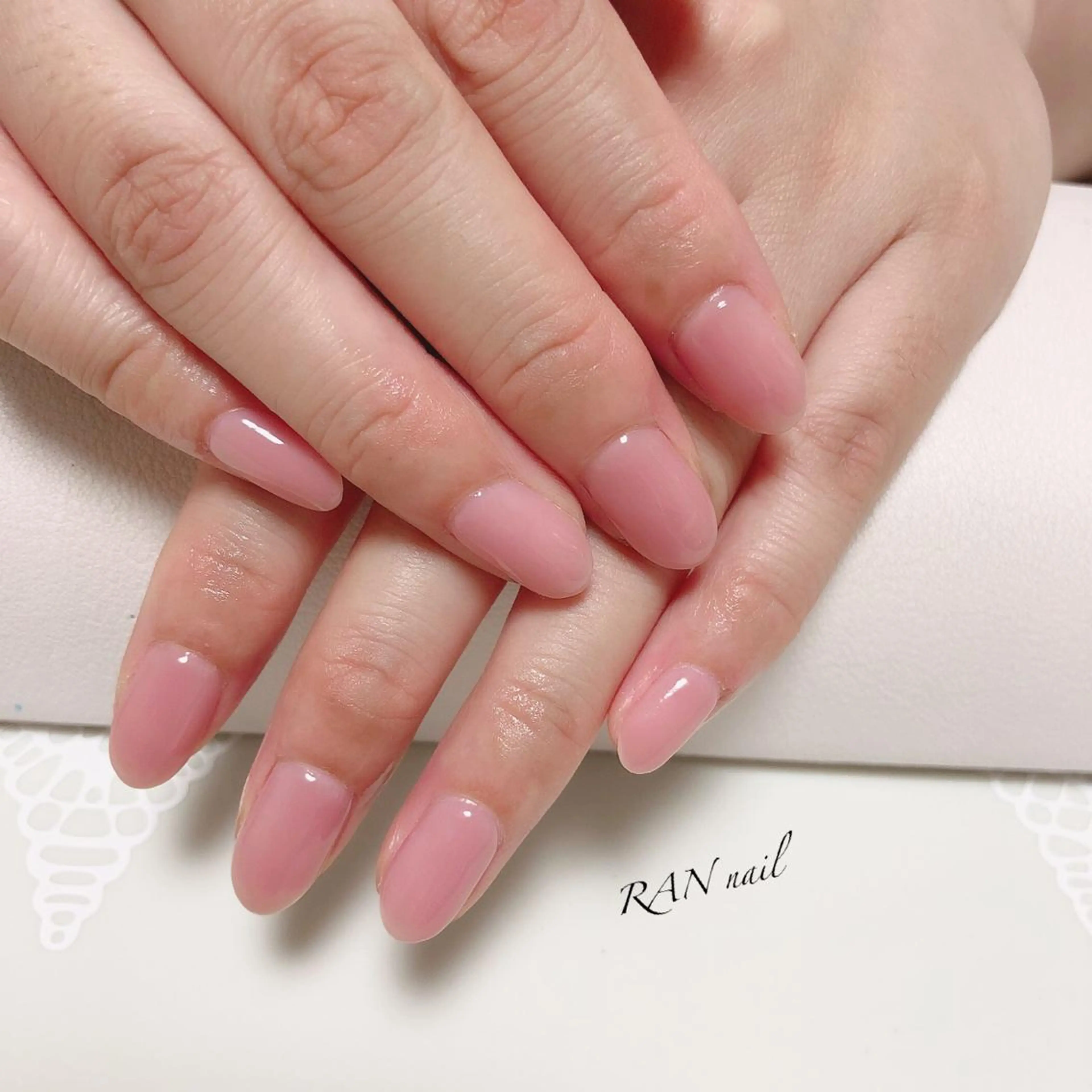ネイル ワンカラーネイル ハンドネイル フットネイル RAN nail 〜ランネイル〜所属・RAN nailのネイルデザイン