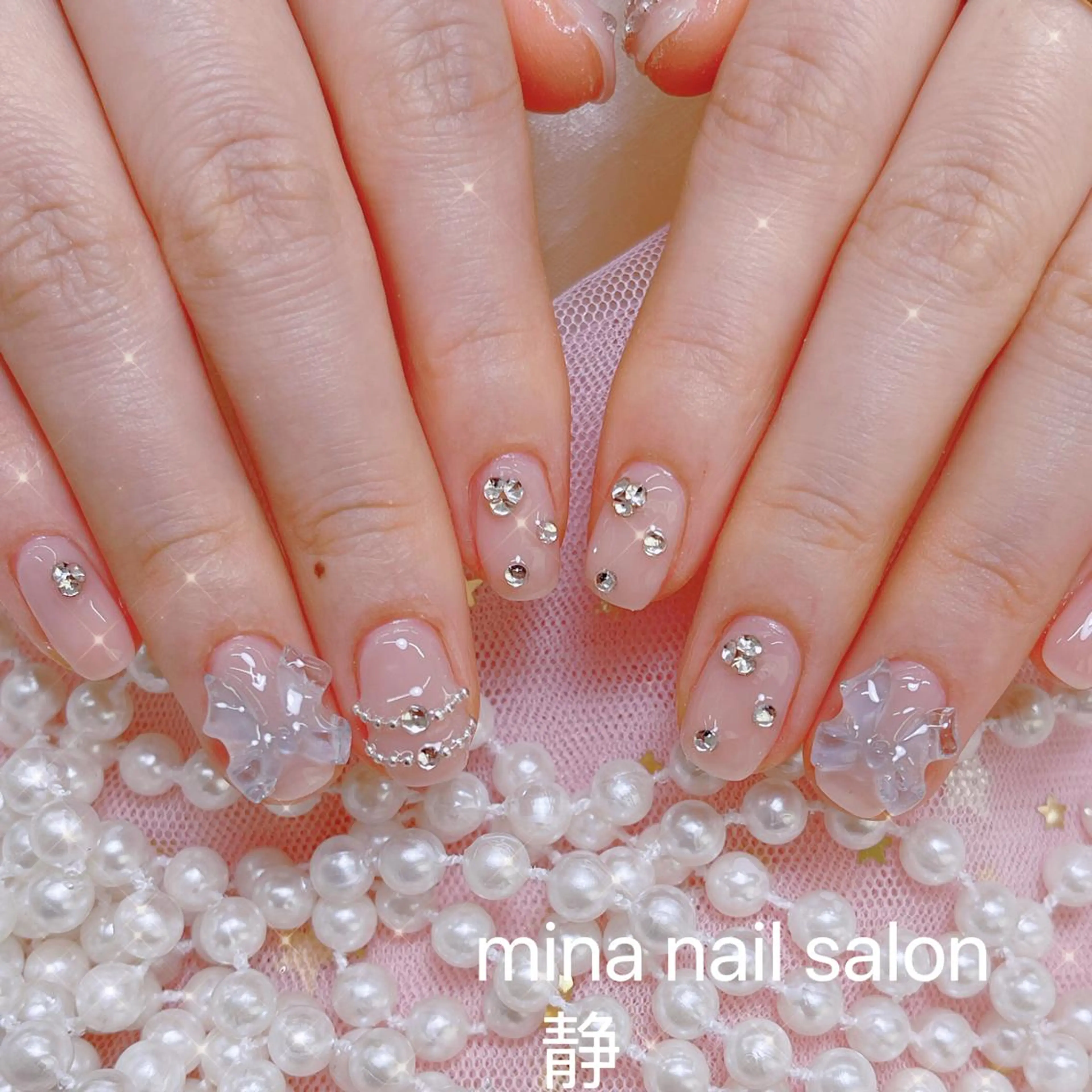 ネイル Mina🧸 韓国風ネイル🎀のネイルデザイン