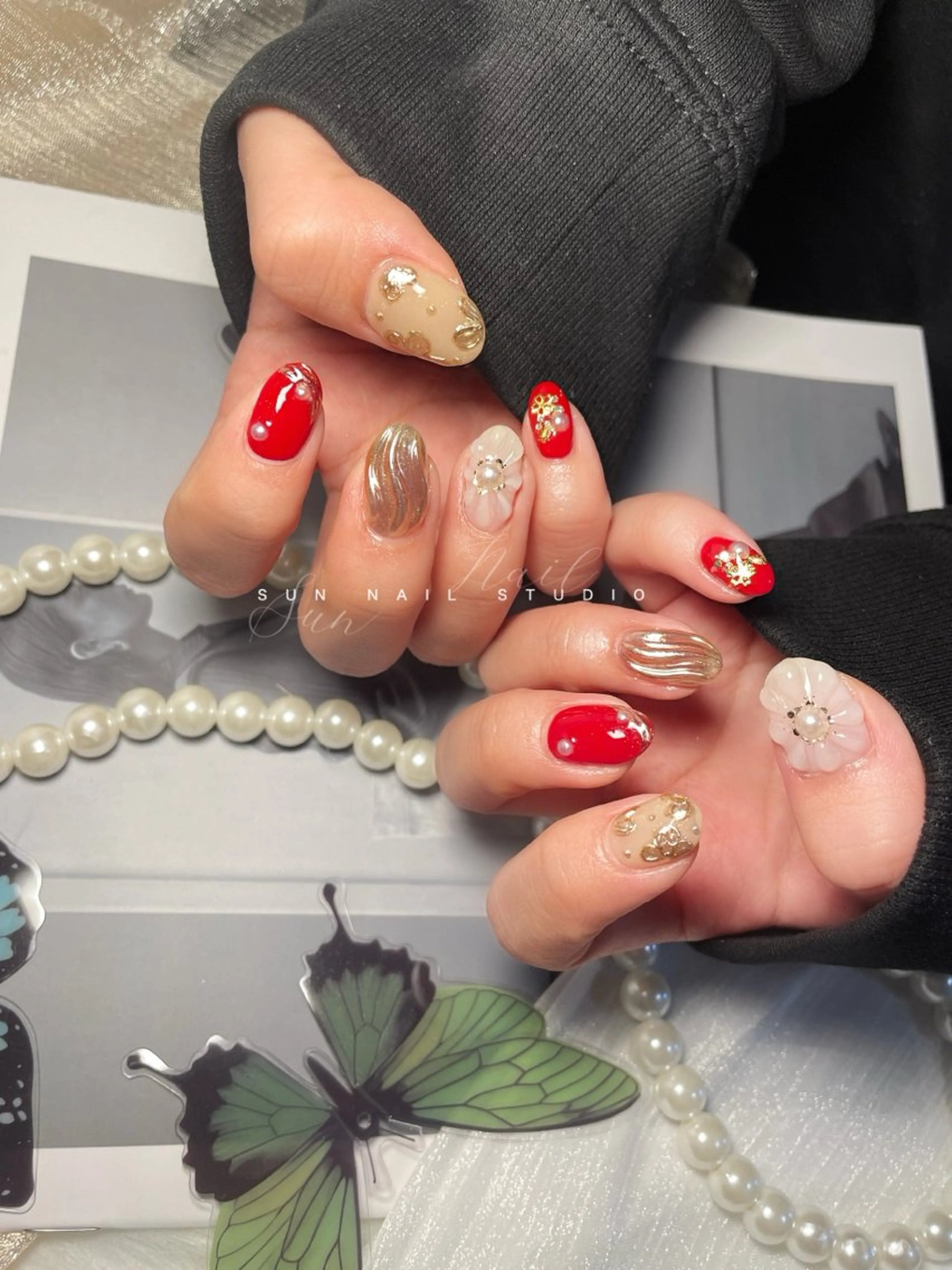 ネイル ハンドネイル ハンドケア SUN nail上本町のネイルデザイン