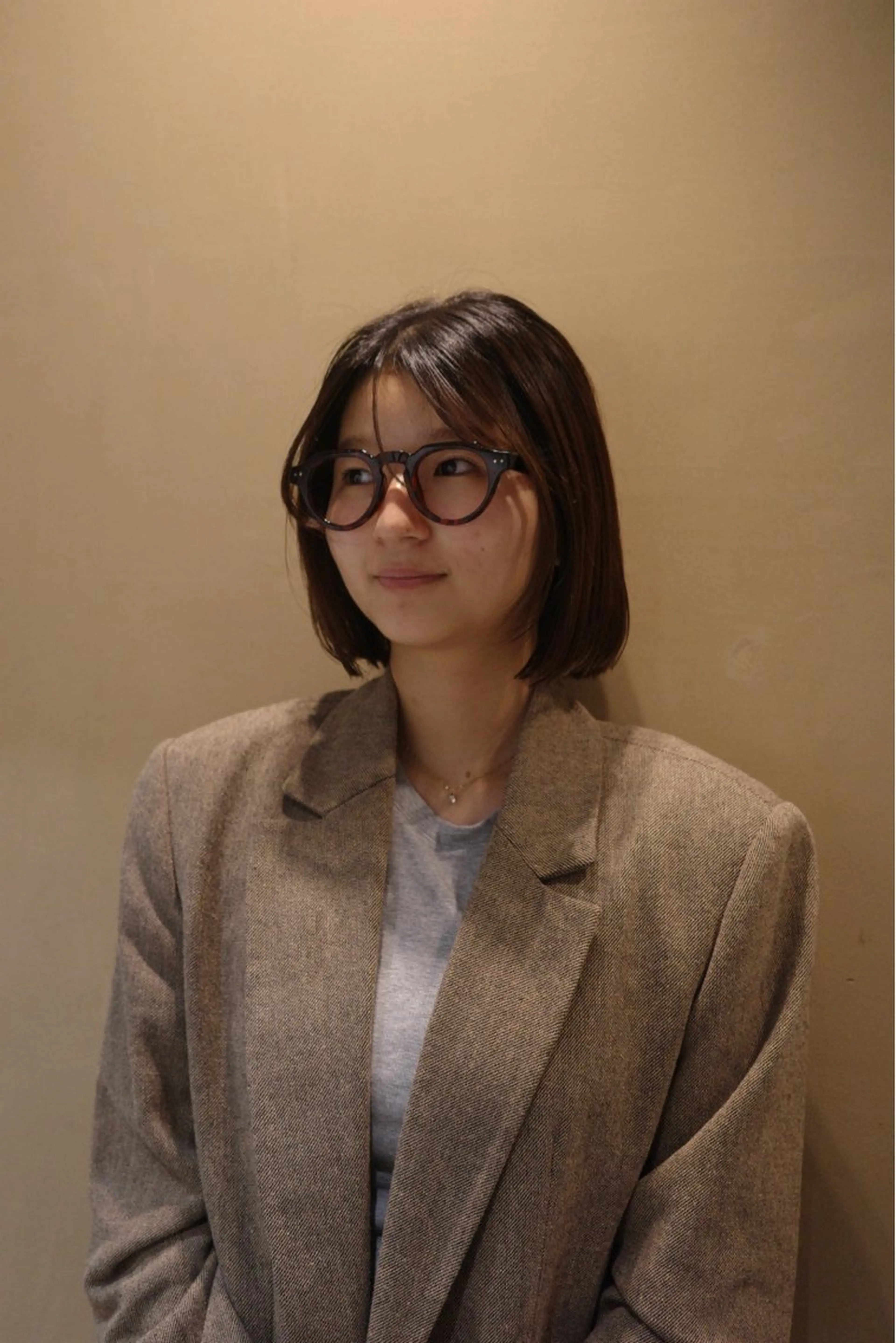 ミディアム 内田 海香のヘアスタイル