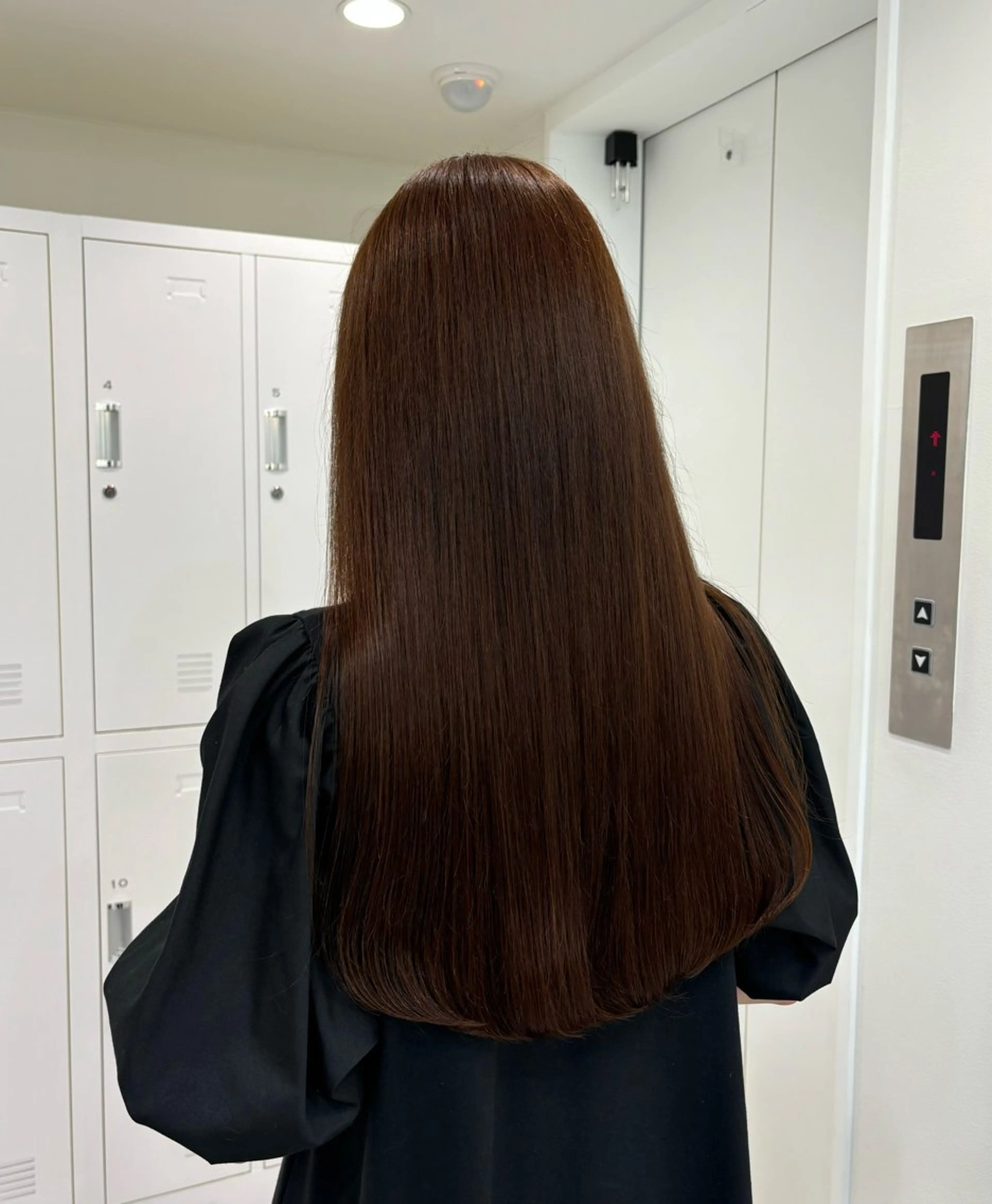 ロング カット ヘアカラー トリートメント 韓国レイヤー×暖色 カラー🎀ASAKAのヘアスタイル