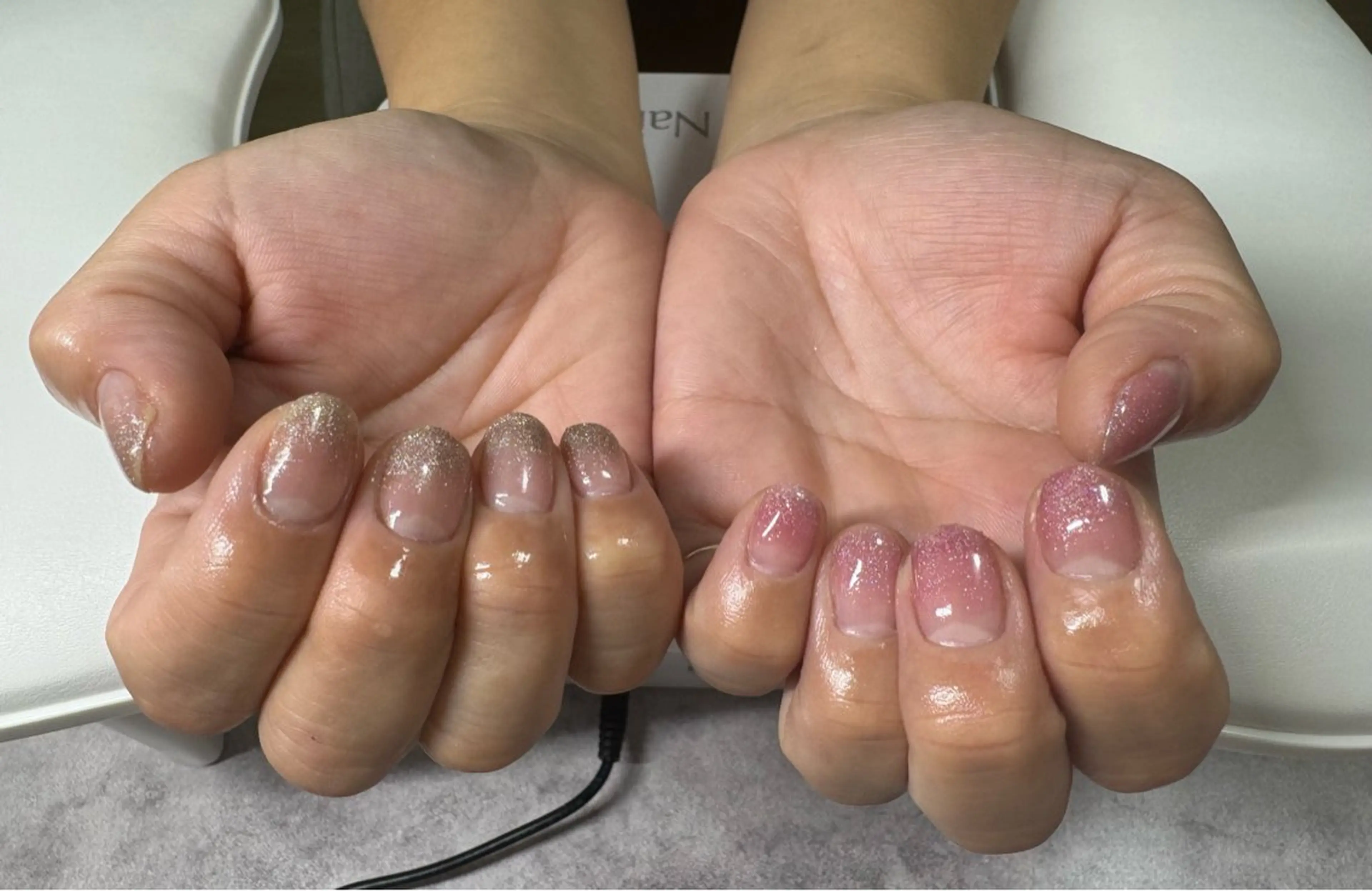 ネイル グラデーション ラメ(グリッター) ラメグラデーション SalonPartage所属・Ruby りさのネイルデザイン