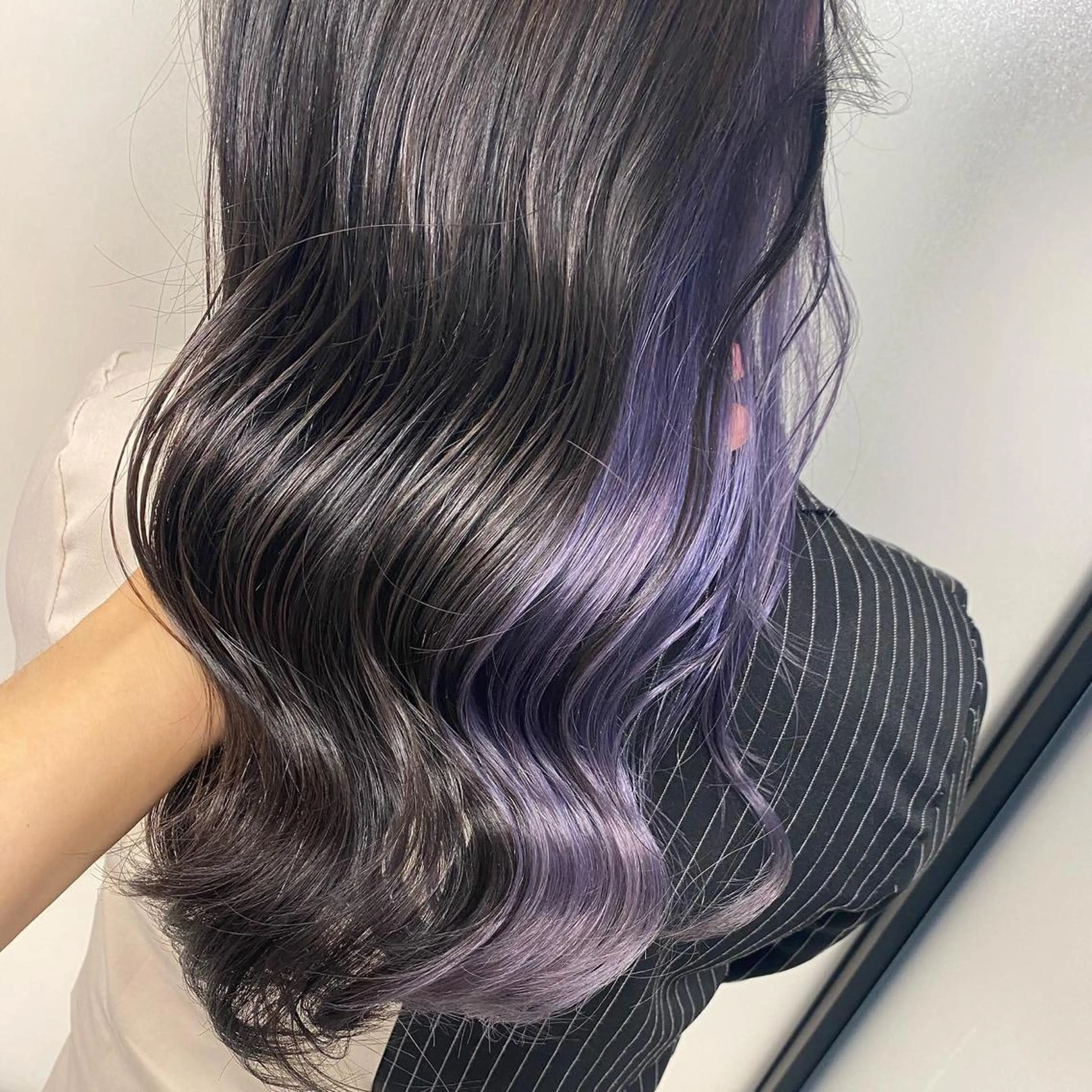 🦋ハイライトグラデーションインナーカラーの写真