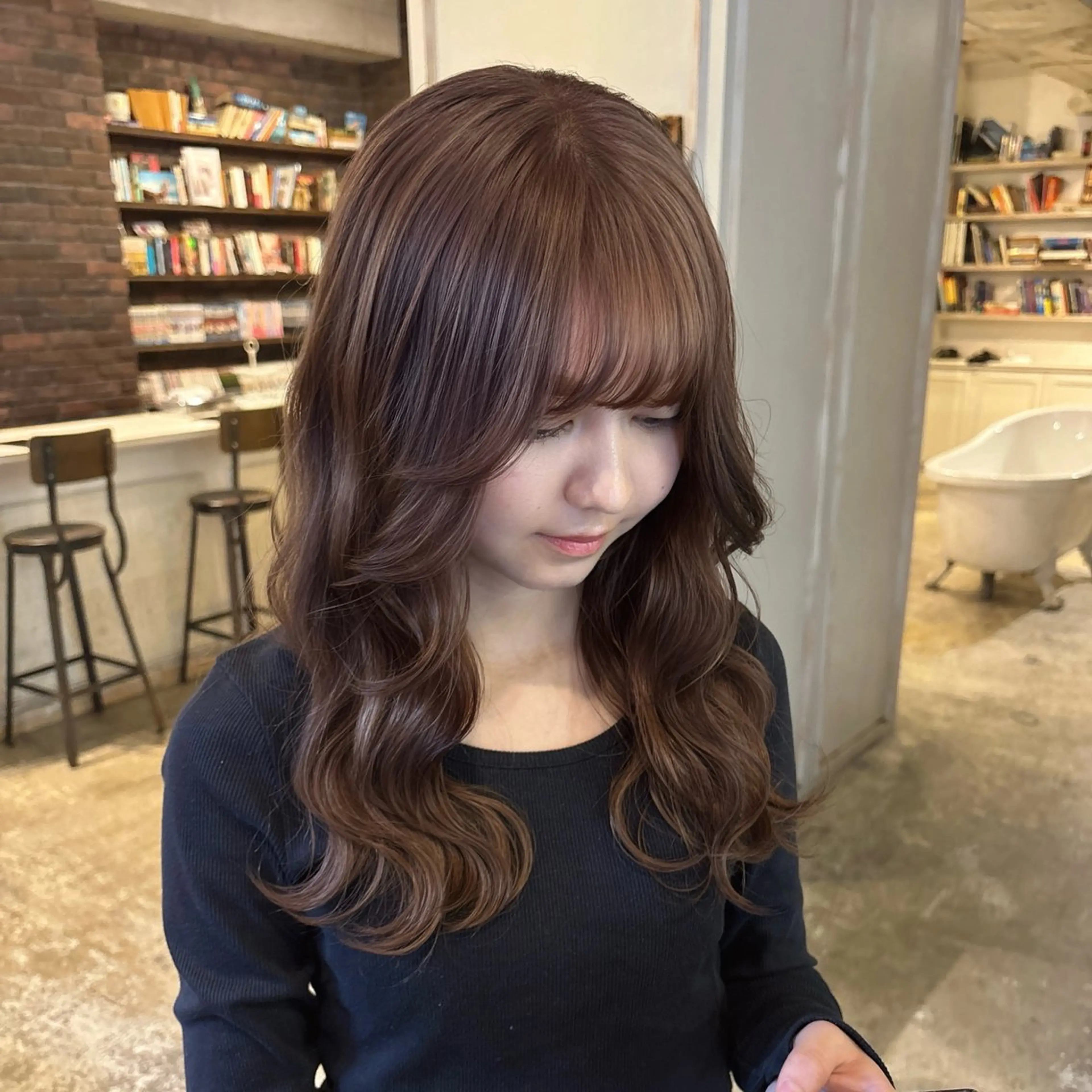 ロング ヘアカラー トリートメント 🎀世界一可愛い ガーリーヘア🎀ゆかのヘアスタイル