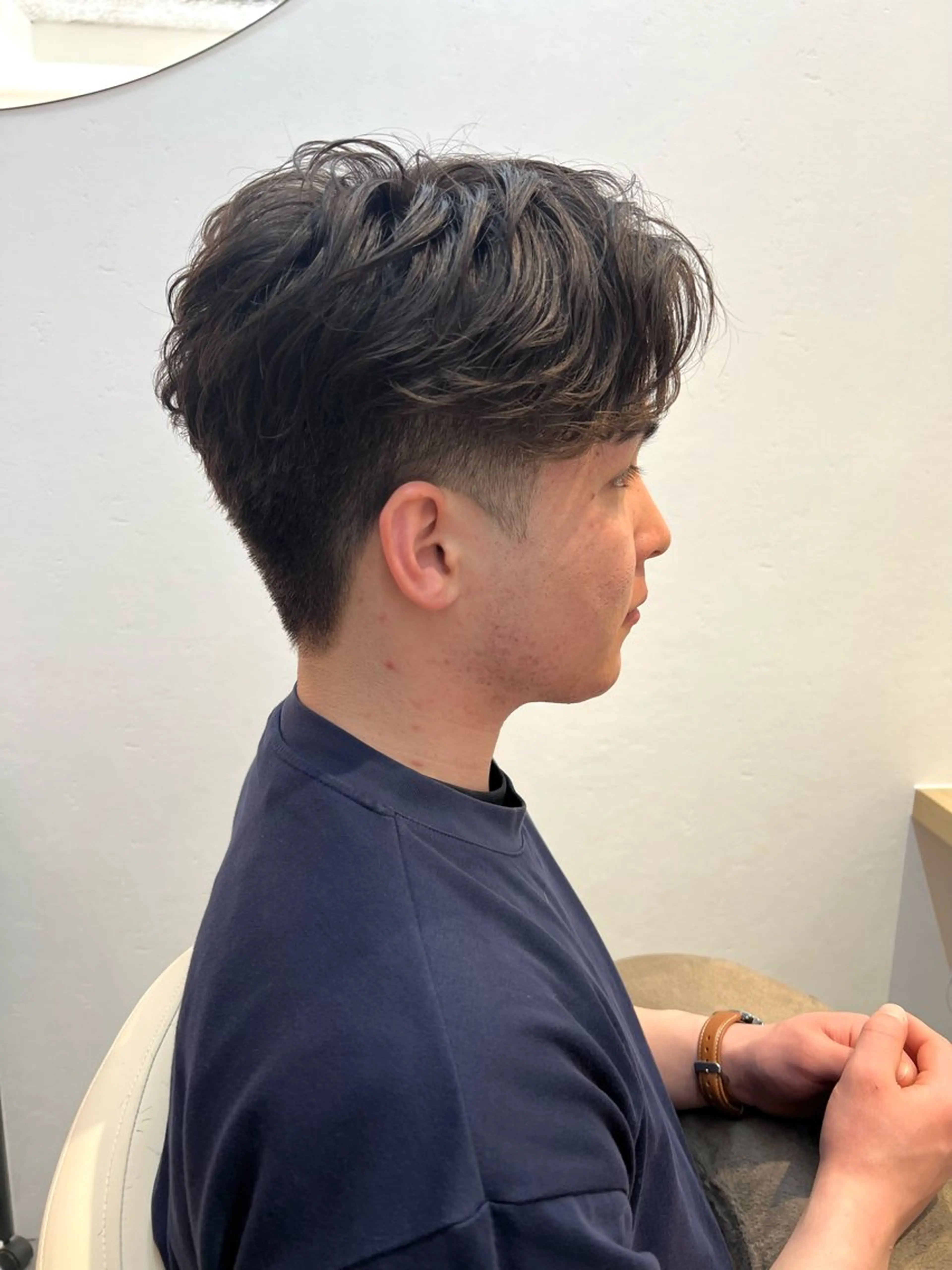パーマ メンズ 毛流れフェザー スタイル🔹竹内凌のヘアスタイル