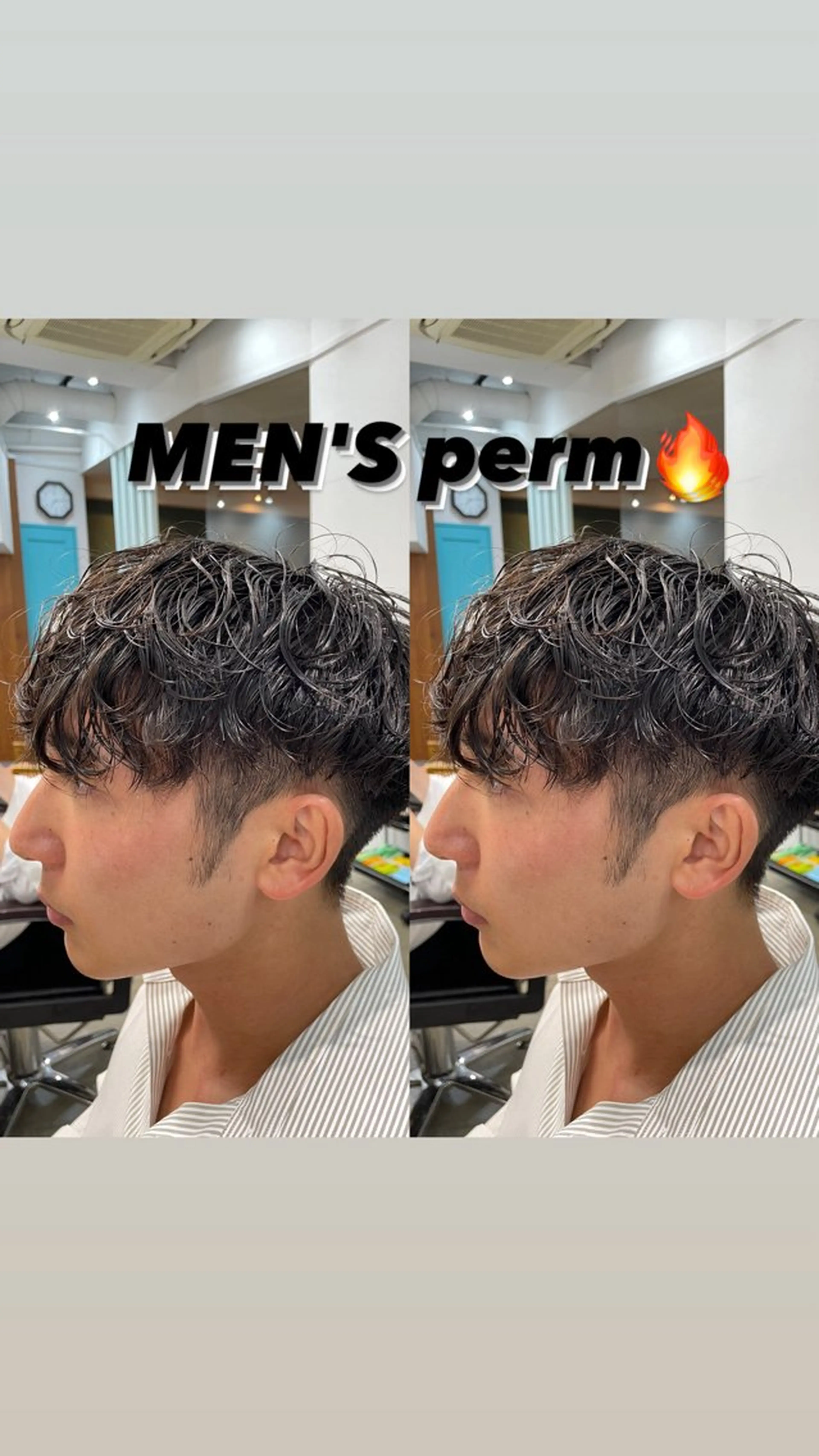 ミディアム パーマ メンズ ミディアムパーマ メンズパーマ スパイラルパーマ ボブ/レイヤー/透明 感カラー/dai🌿のヘアスタイル