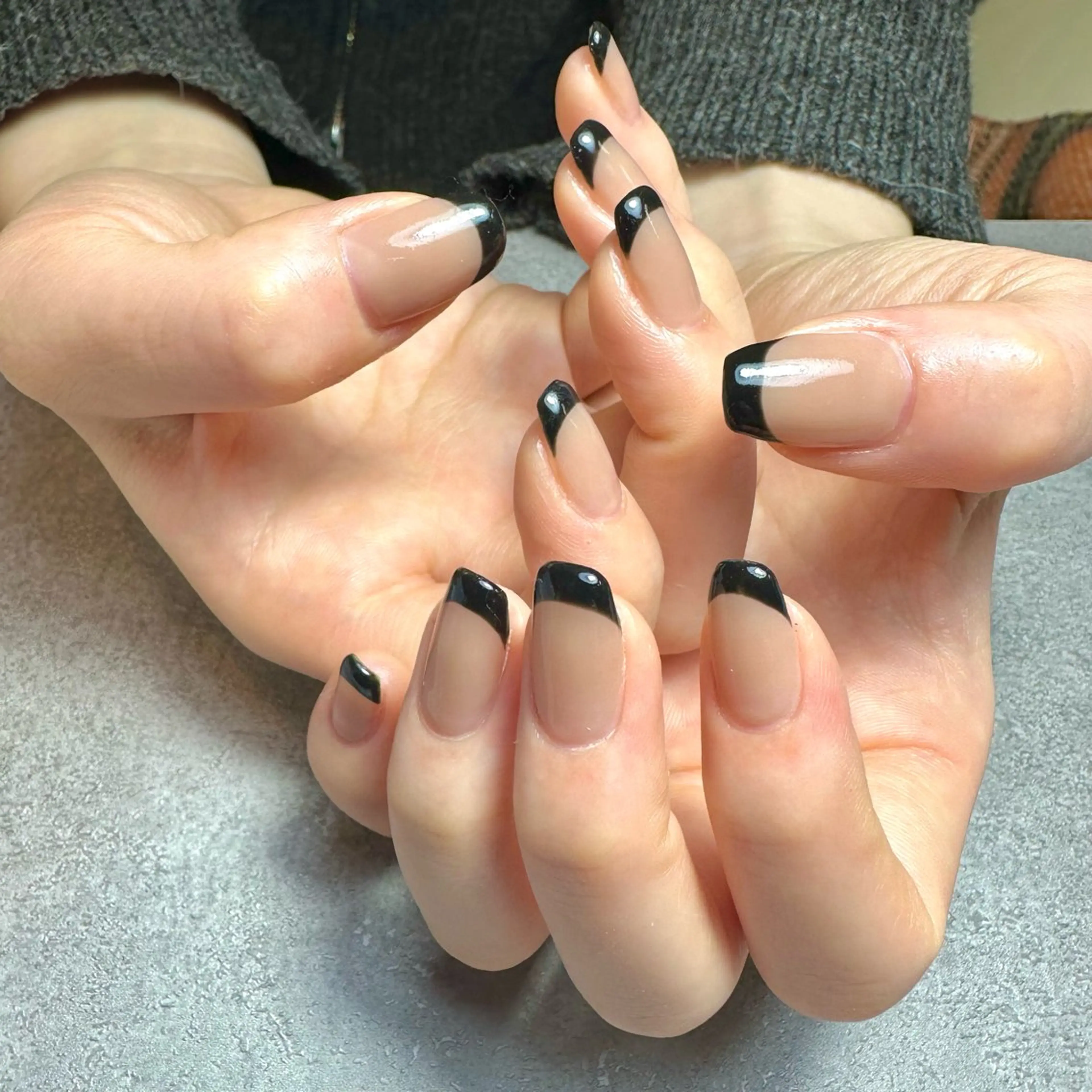 ネイル フレンチネイル ハンドネイル フットネイル GéRanium Harukaのネイルデザイン