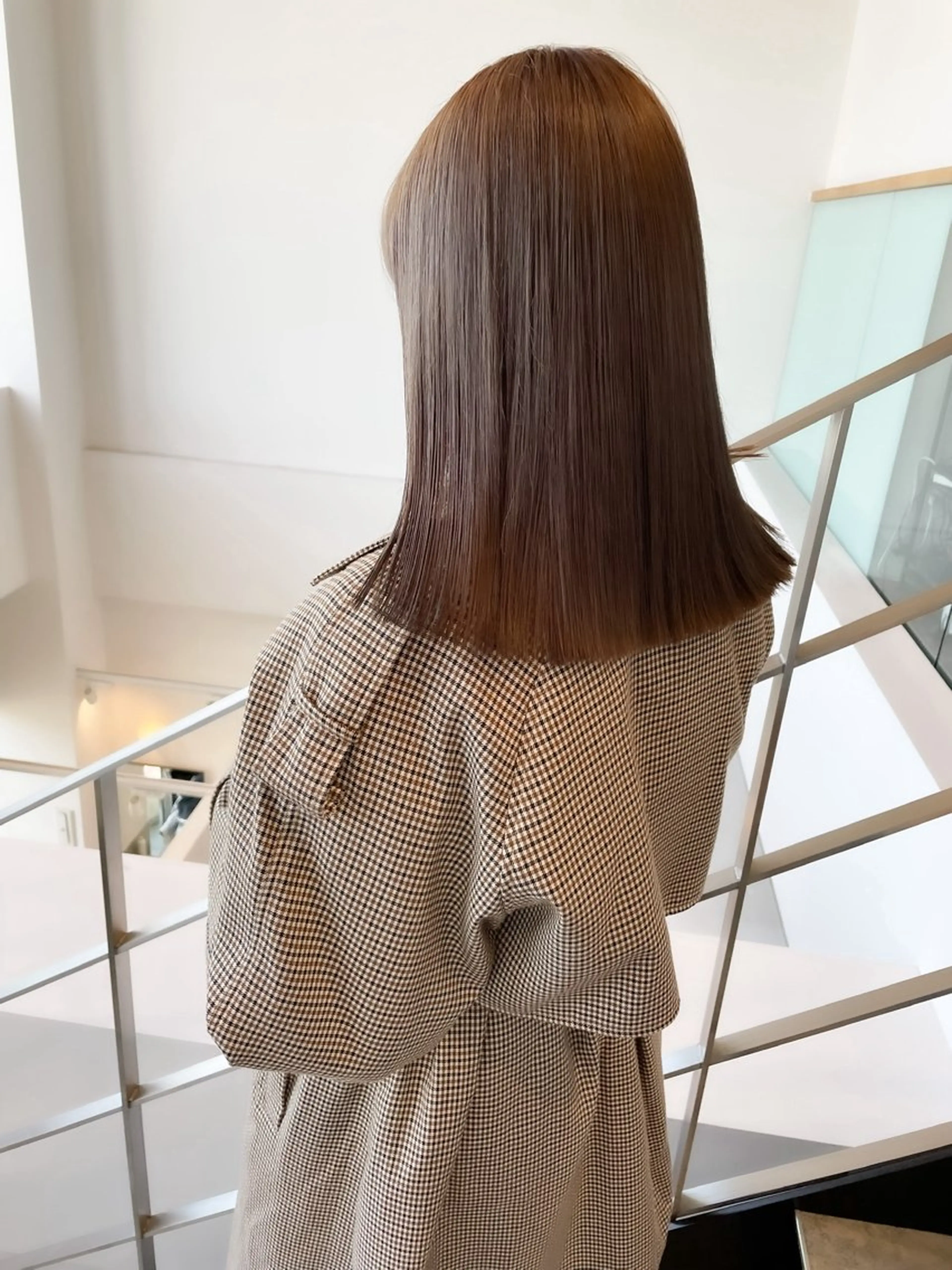 ミディアム カラー ヘアアレンジ ミニボブ/ブリーチ 🌈MISATOのヘアスタイル