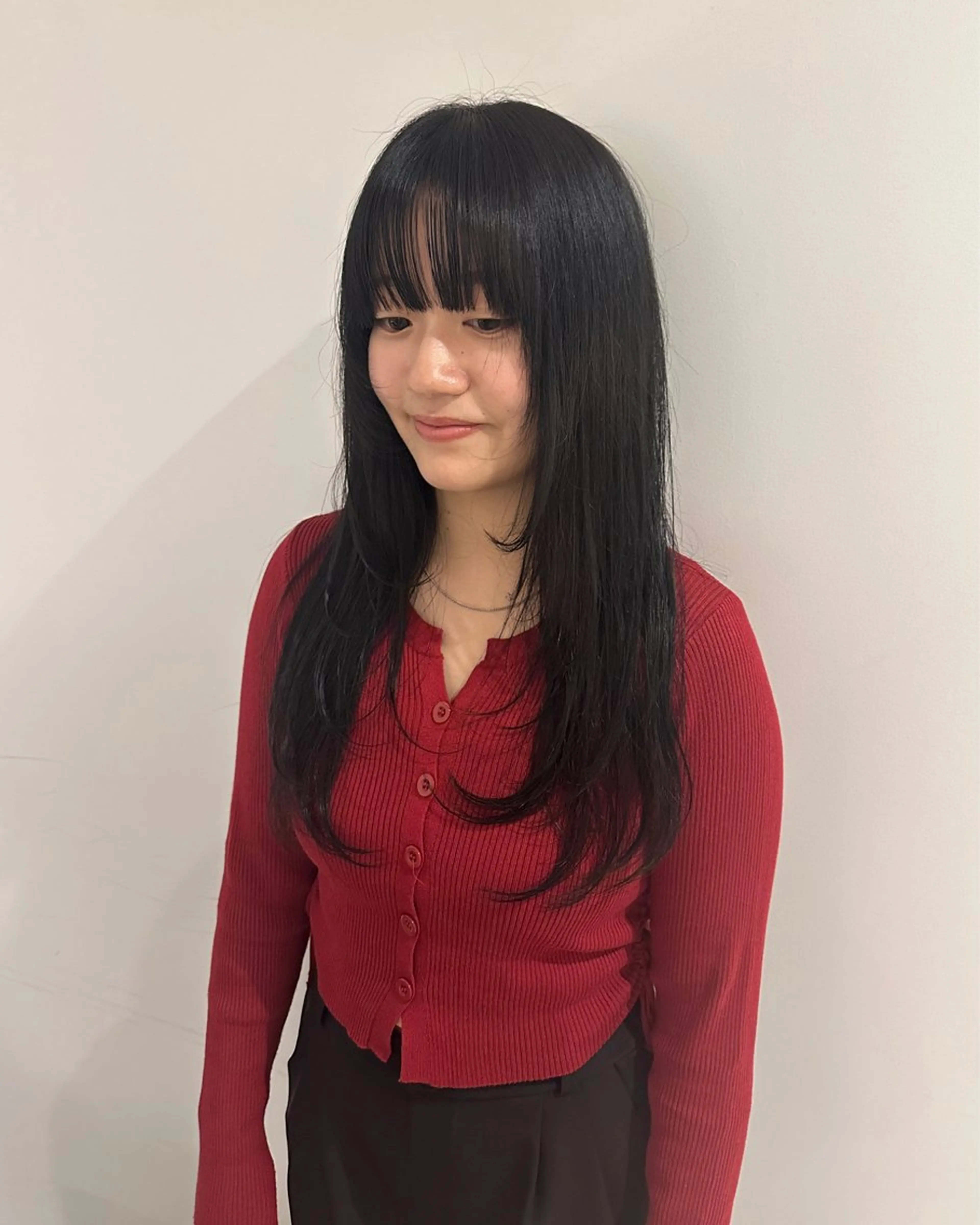 ロング カラー カット ヘアカラー 松本 雪愛のヘアスタイル