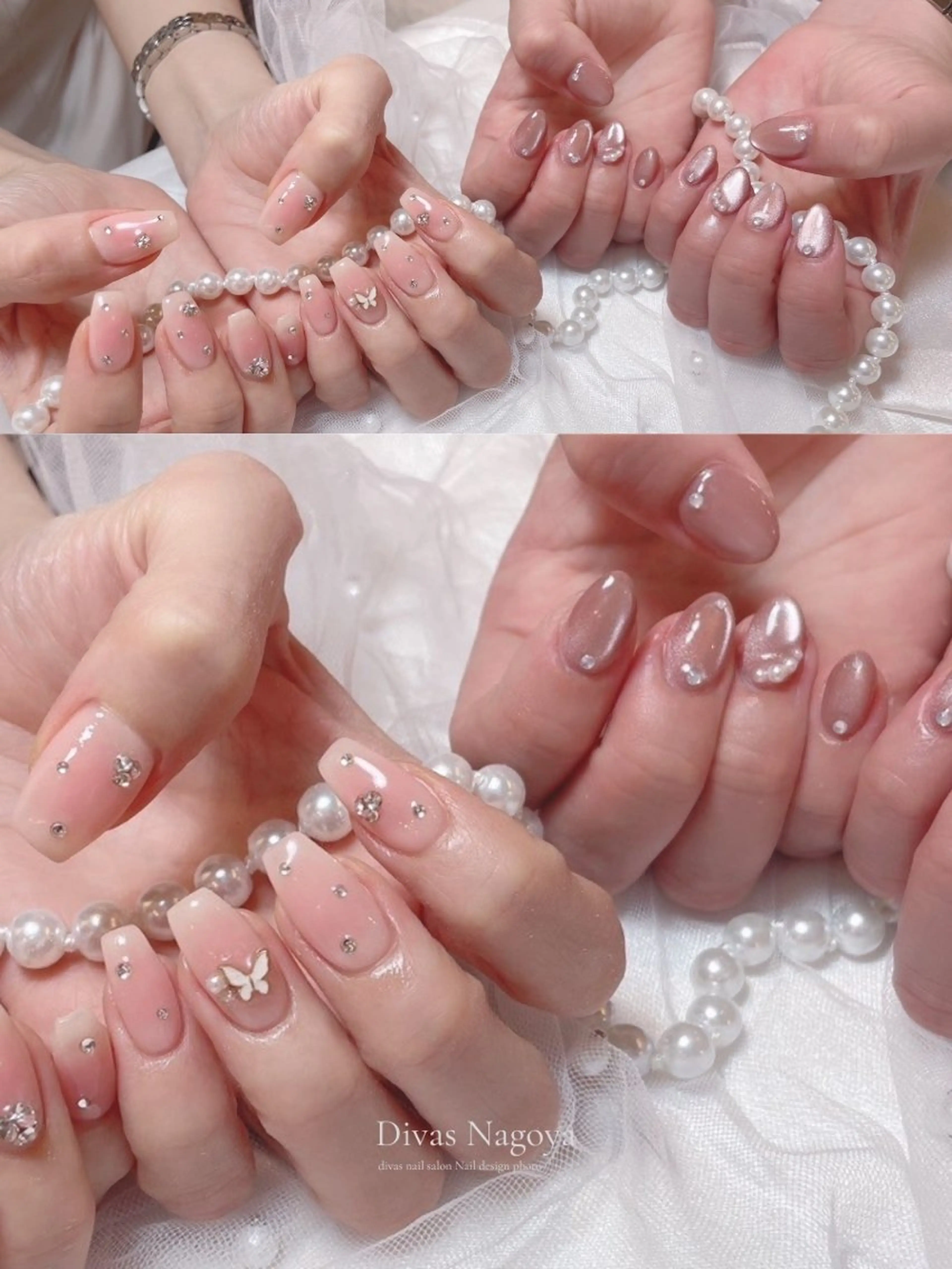 ネイル アートネイル 韓国ネイル マットネイル ミラーネイル ニュアンスネイル 🎀 Divas _Nagoyaのネイルデザイン