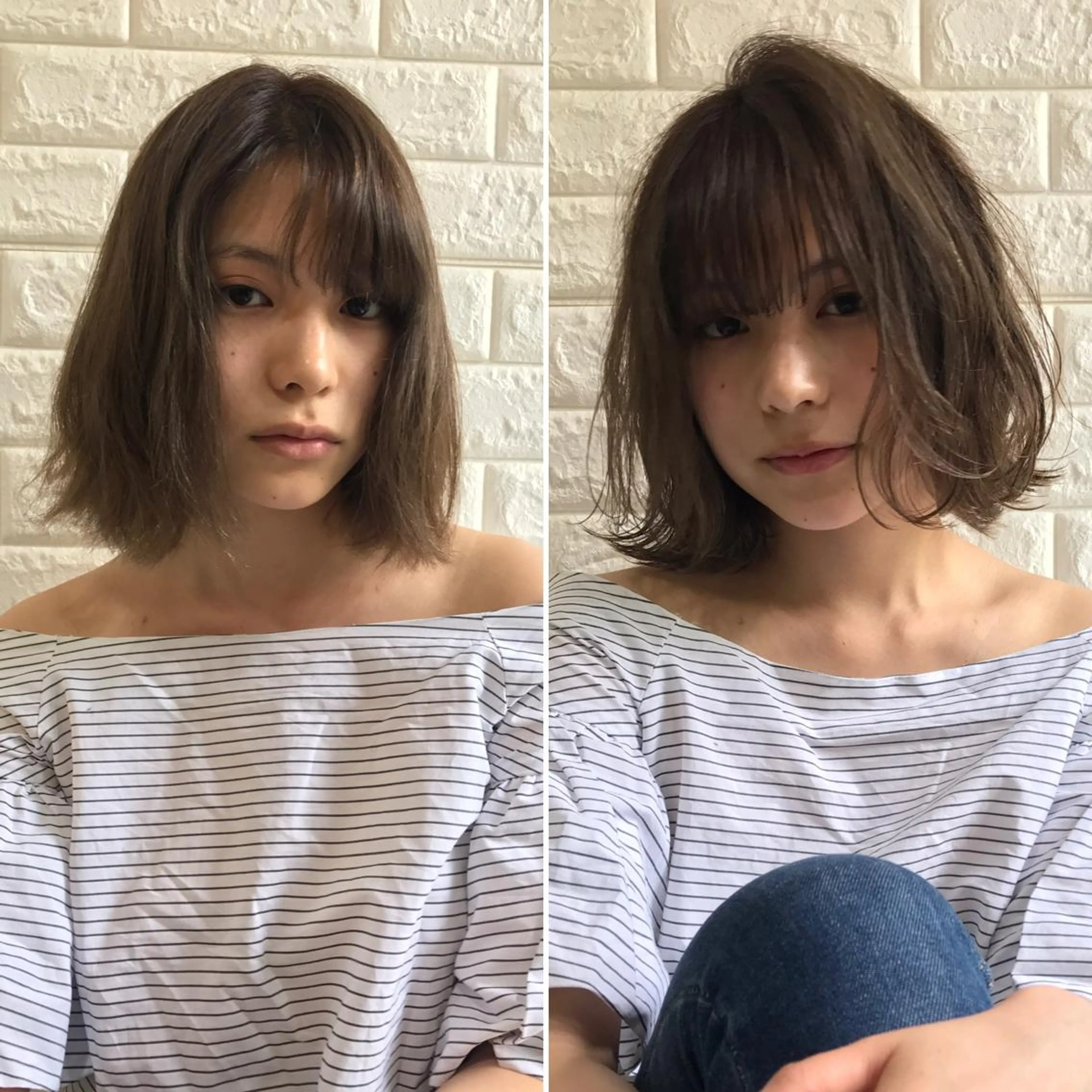 ミディアム カラー パーマ ❣️モテ髪❣️佐野 圭佑のヘアスタイル