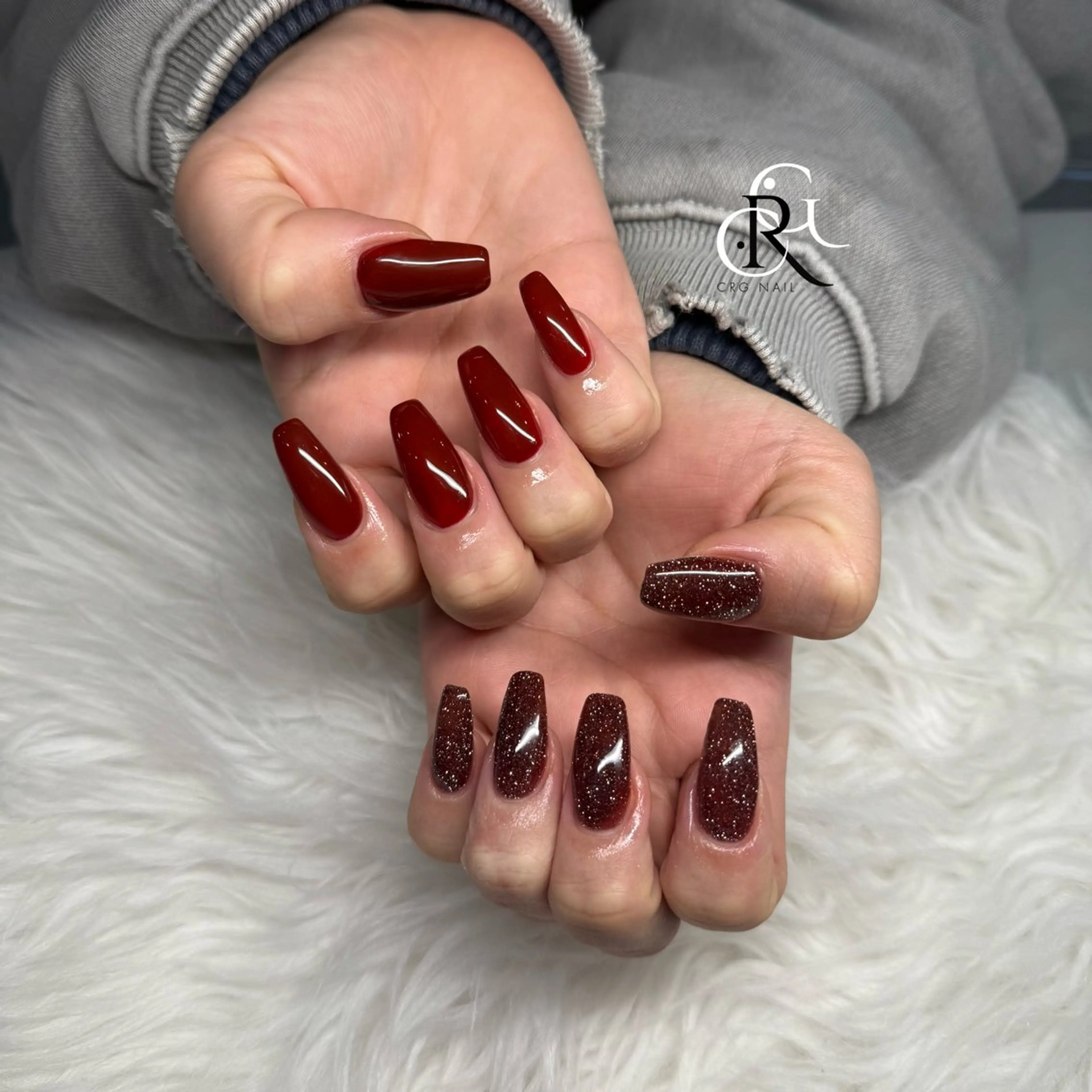 ロング ハンドネイル CRGNAIL EMIRIのネイルデザイン