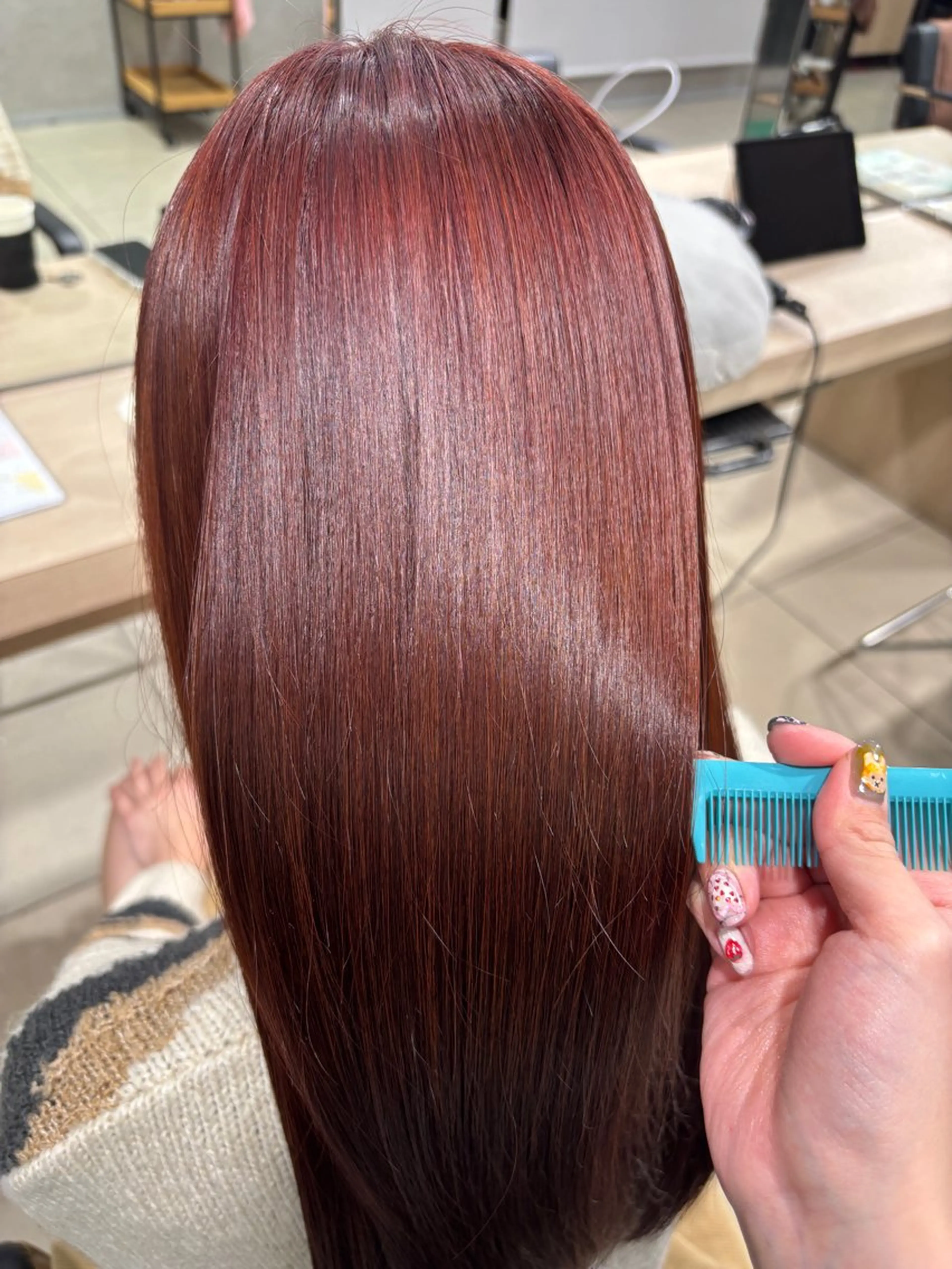 ロング カラー ヘアカラー 🍒カラー/縮毛🍒 こばるのヘアスタイル