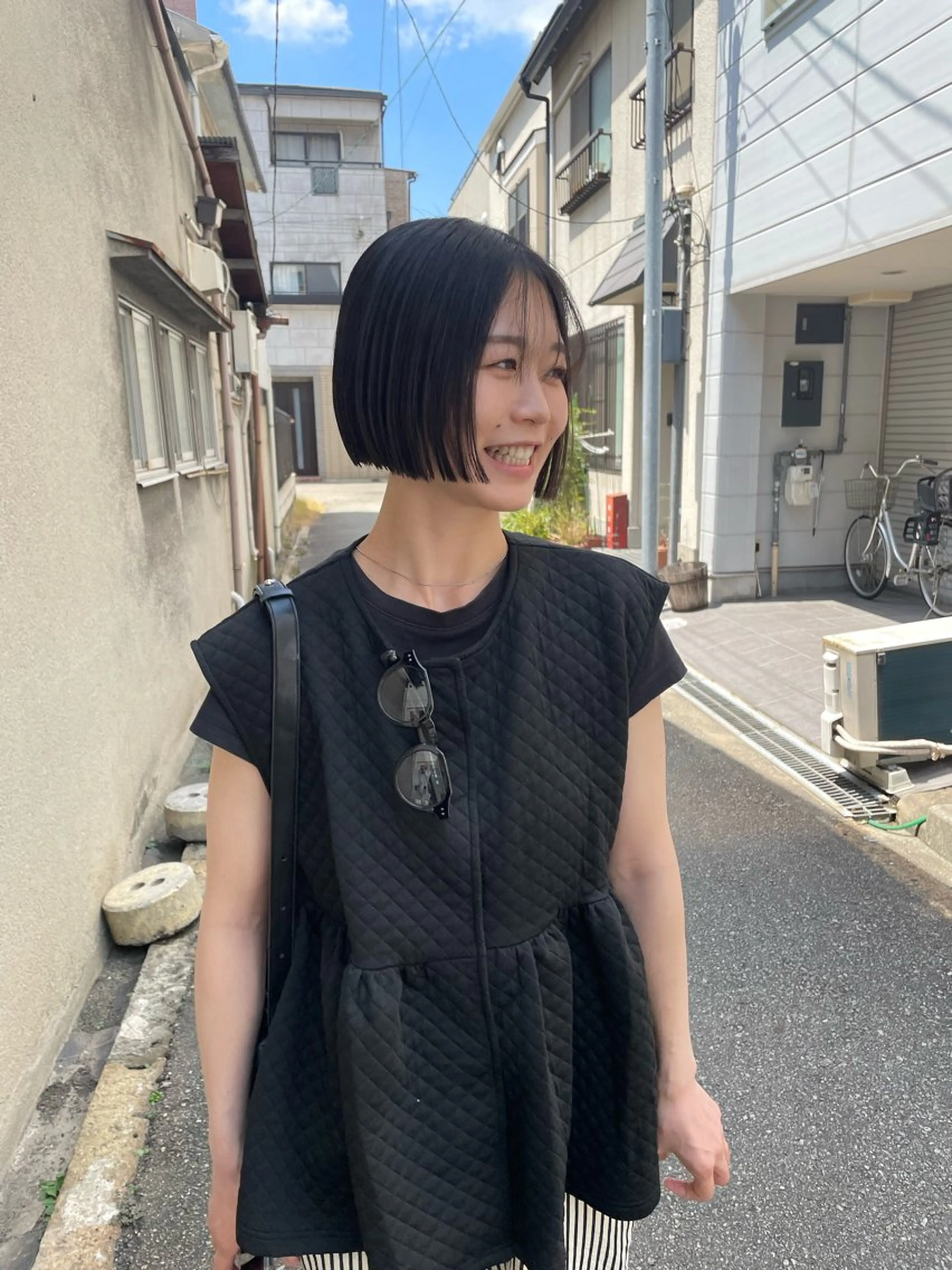 ミディアム カラー パーマ ヘアアレンジ メンズ ボブ カット ヘアカラー トリートメント tatsumi/ボブ ウルフ/レイヤーのヘアスタイル