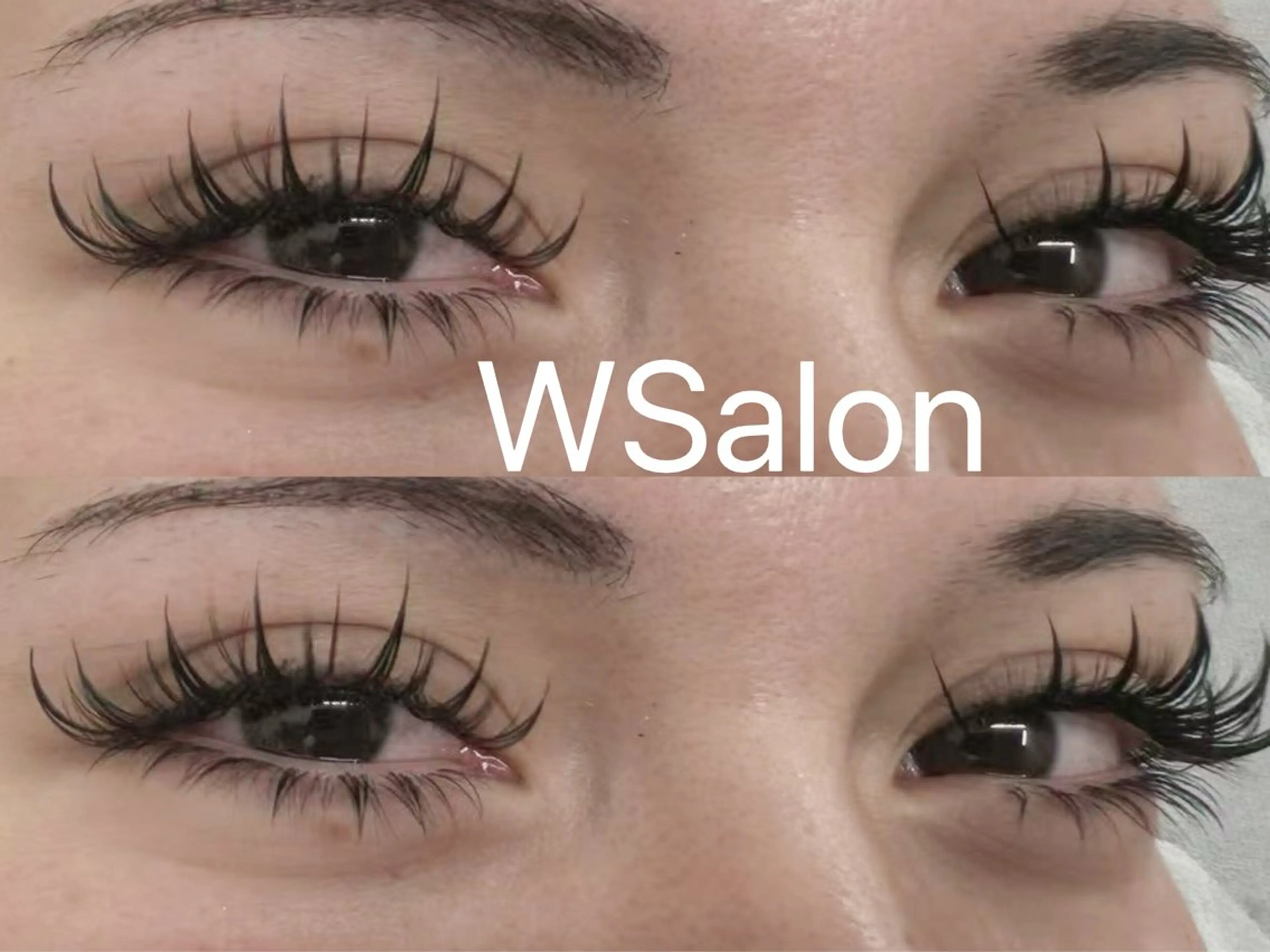 マツエク・マツパ 付け放題 バインドロック カラーマツエク フラットラッシュ 韓国風マツエク WSalon  アイラッシュ所属・W Salon アイラッシュのマツエク・マツパデザイン