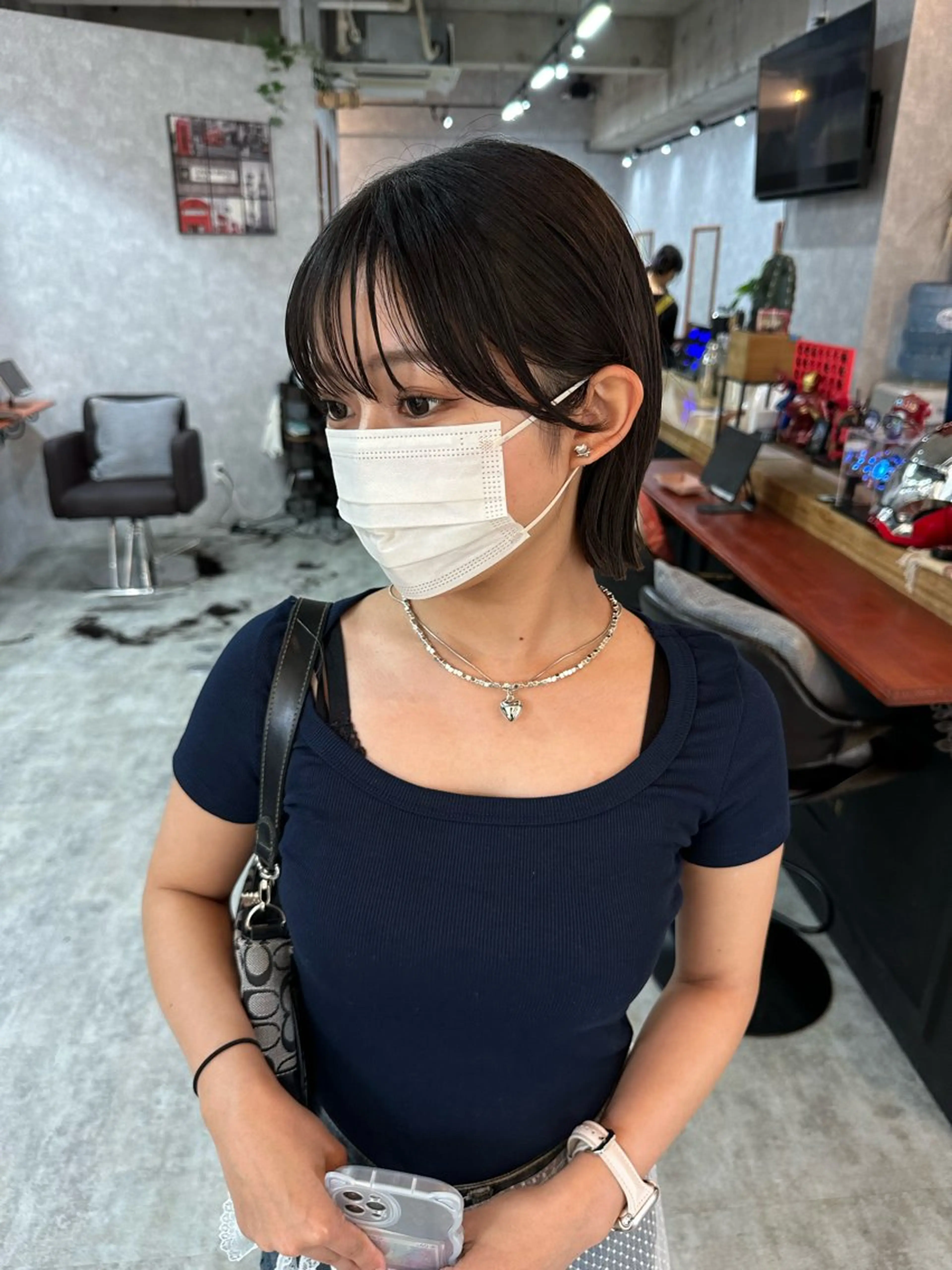 ショート 切りっぱなしボブ ショートボブ ハンサムショート 丸みショート ボブ カット ヘアカラー トリートメント C’LD hair  produce /シールドヘア所属・モテ髪/ボブ/ショー ト/アダチフウトのヘアスタイル