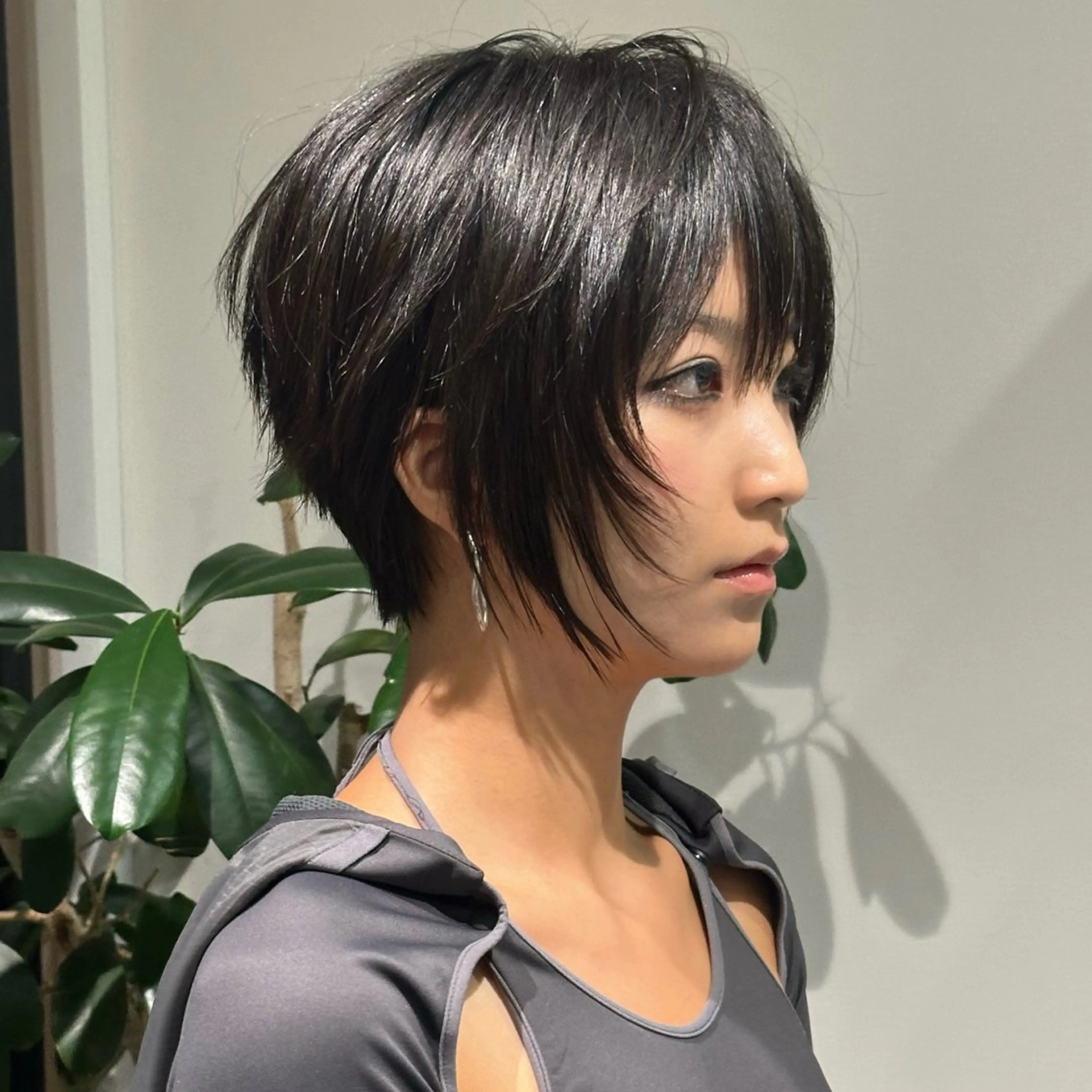 ショート ショートレイヤー レイヤーカット ショートヘア カット マエダルイ🌐 韓国ヘア🌐博多のヘアスタイル