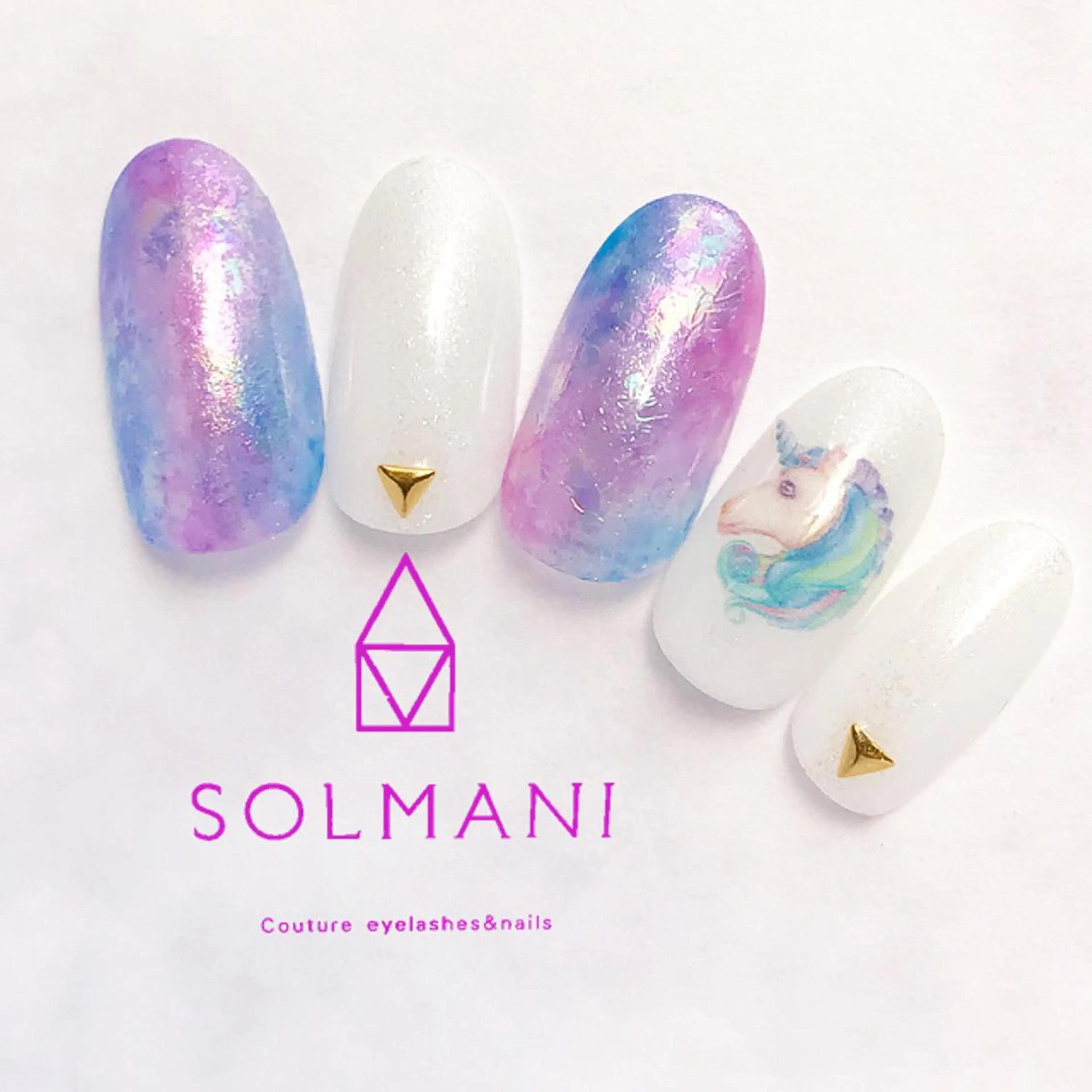 ネイル SOLMANI 予約担当のネイルデザイン