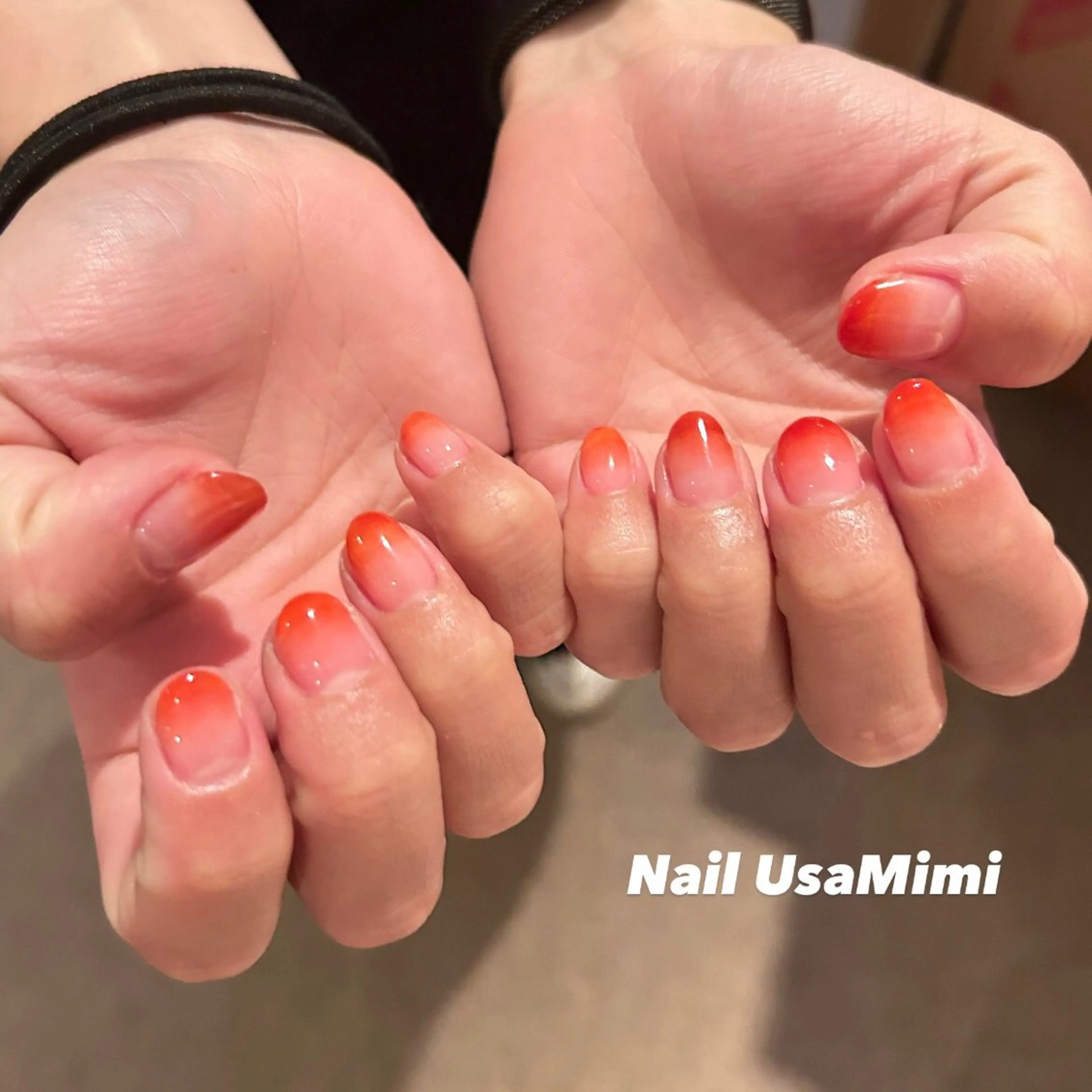 ネイル ジェルネイル マグネットネイル 持ち込み ワンカラーネイル パラジェル 本町ネイルNail UsaMimiのネイルデザイン