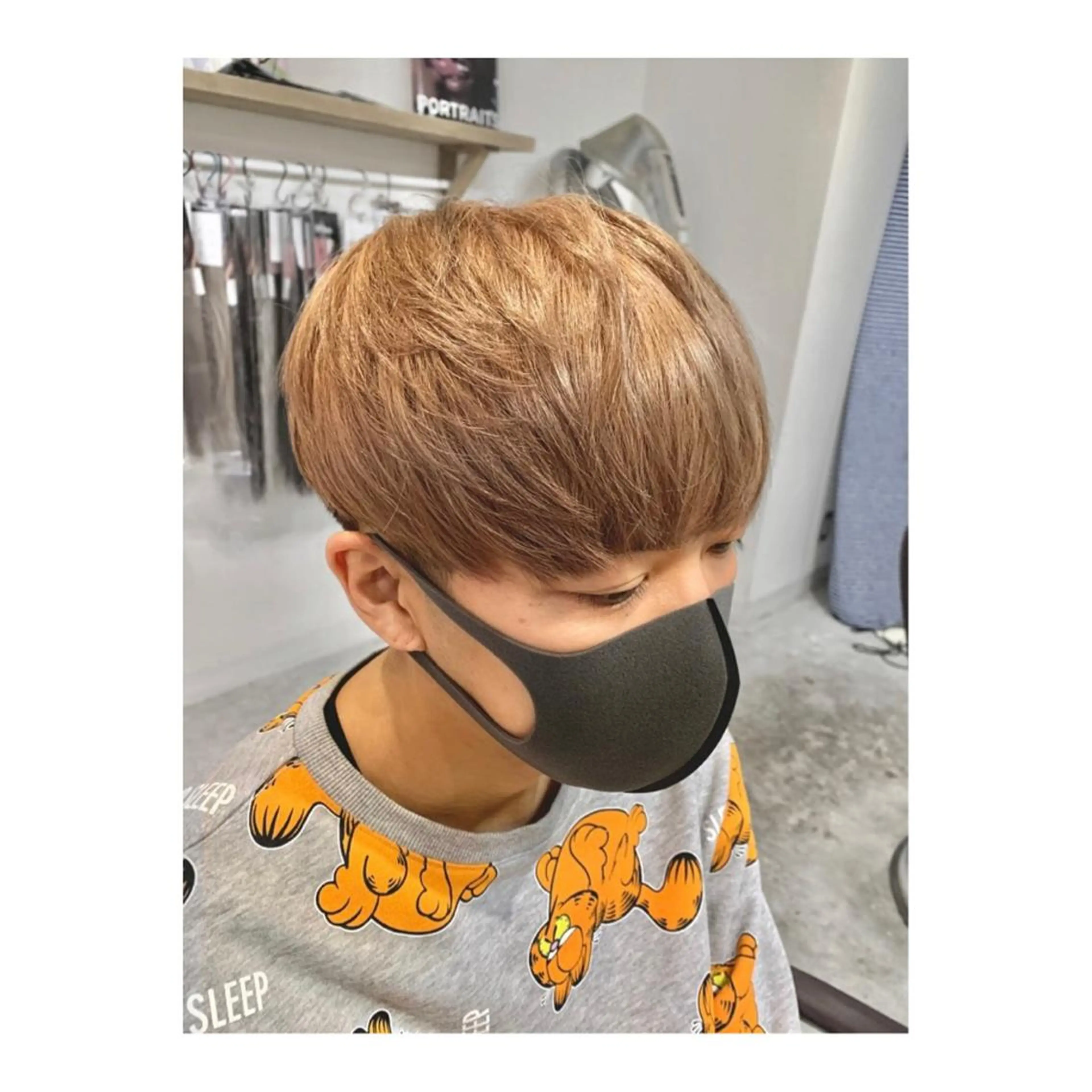 ショート カラー メンズ カット ヘアカラー ange☞ soutaのヘアスタイル