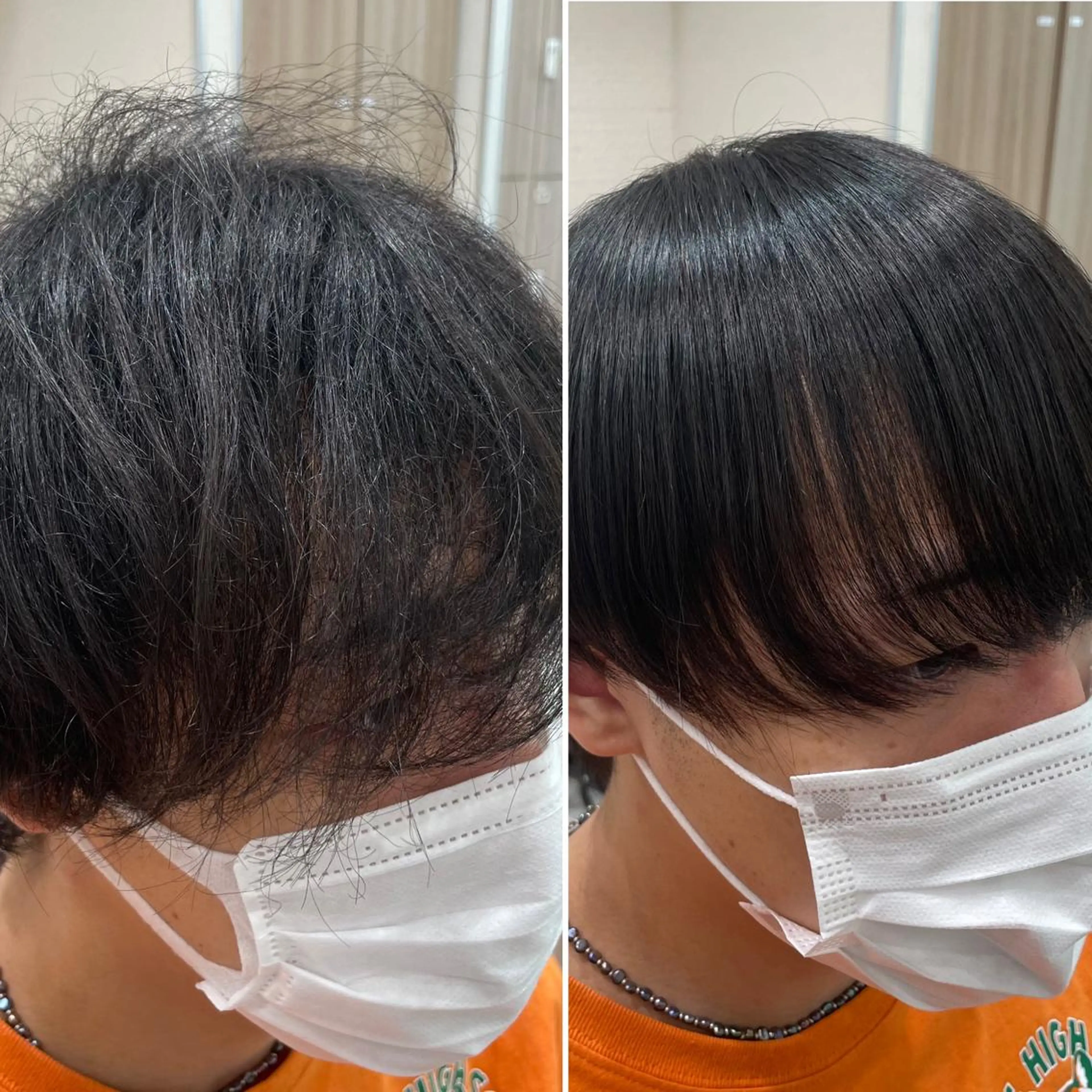 ショート パーマ メンズ カット 縮毛矯正 【メンズ縮毛矯正】 田中秀斗のヘアスタイル