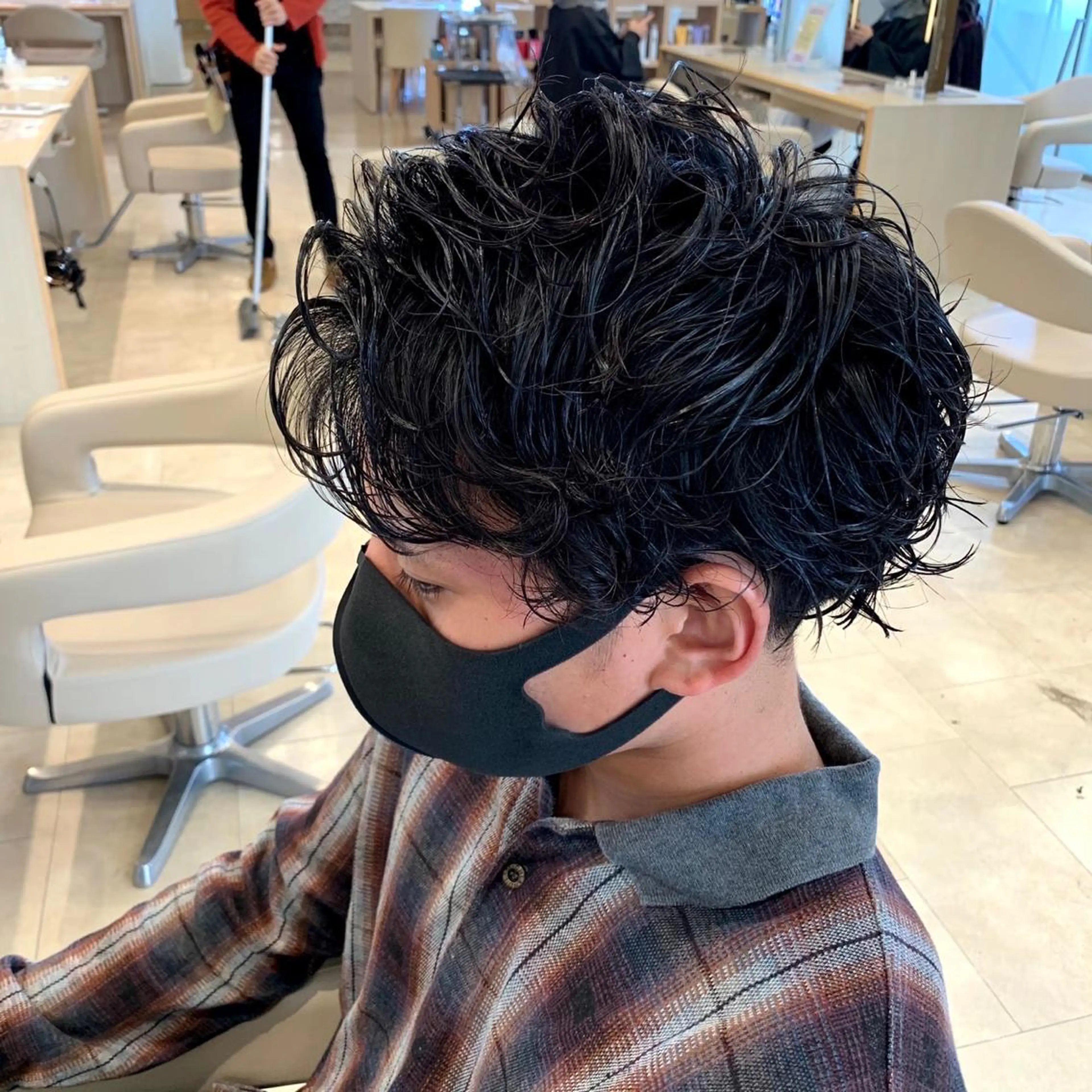 ショート パーマ メンズ 湘南/メンズパーマ/ 支持率No.1ユチカのヘアスタイル