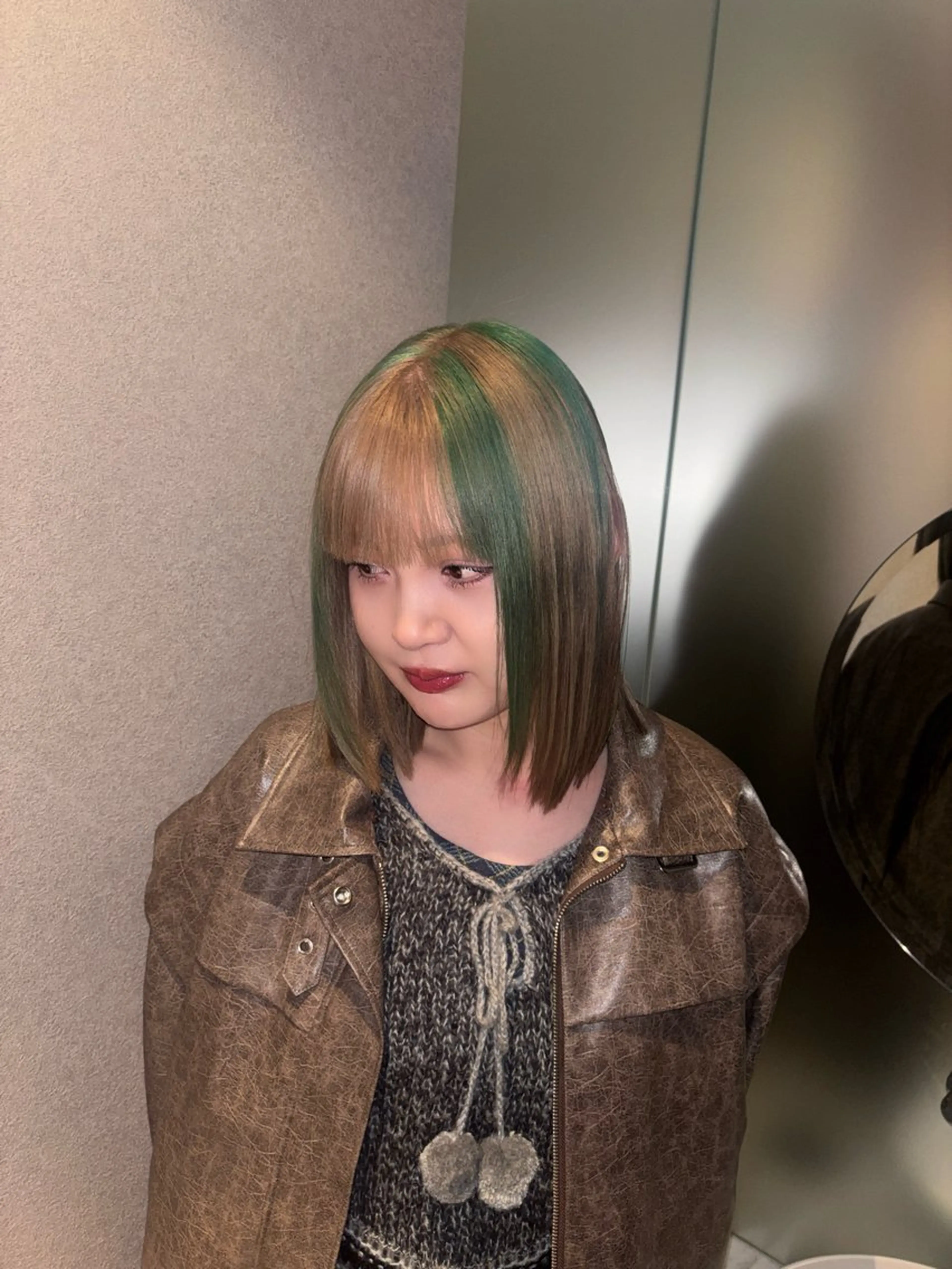 ショート カラー ヘアアレンジ カット ヘアカラー トリートメント ミルクティー/ピンク カラー/ みう🎀のヘアスタイル